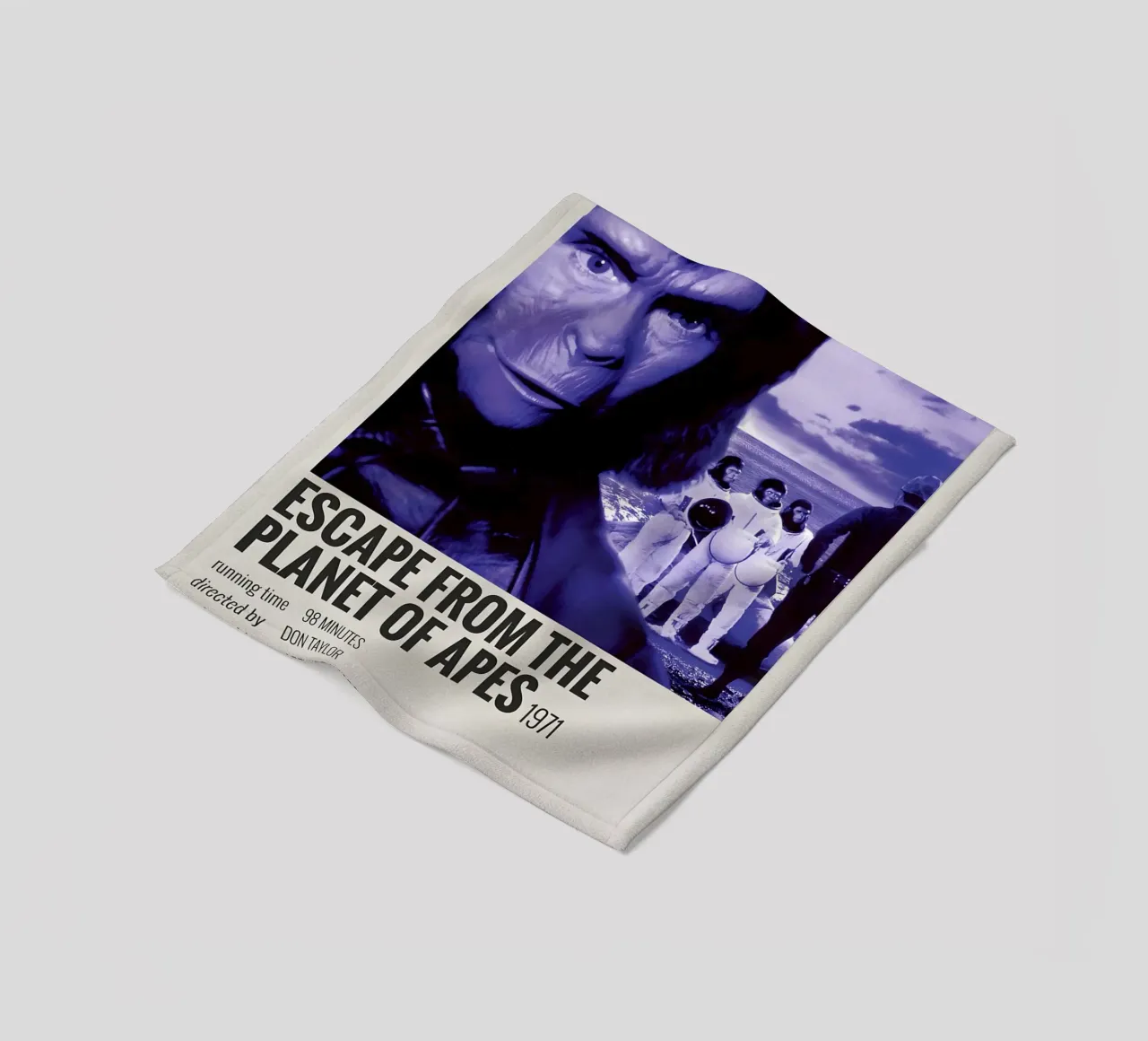 ESCAPE FROM THE PLANET OF APES 1971 coperta in pile da MVFminimalist