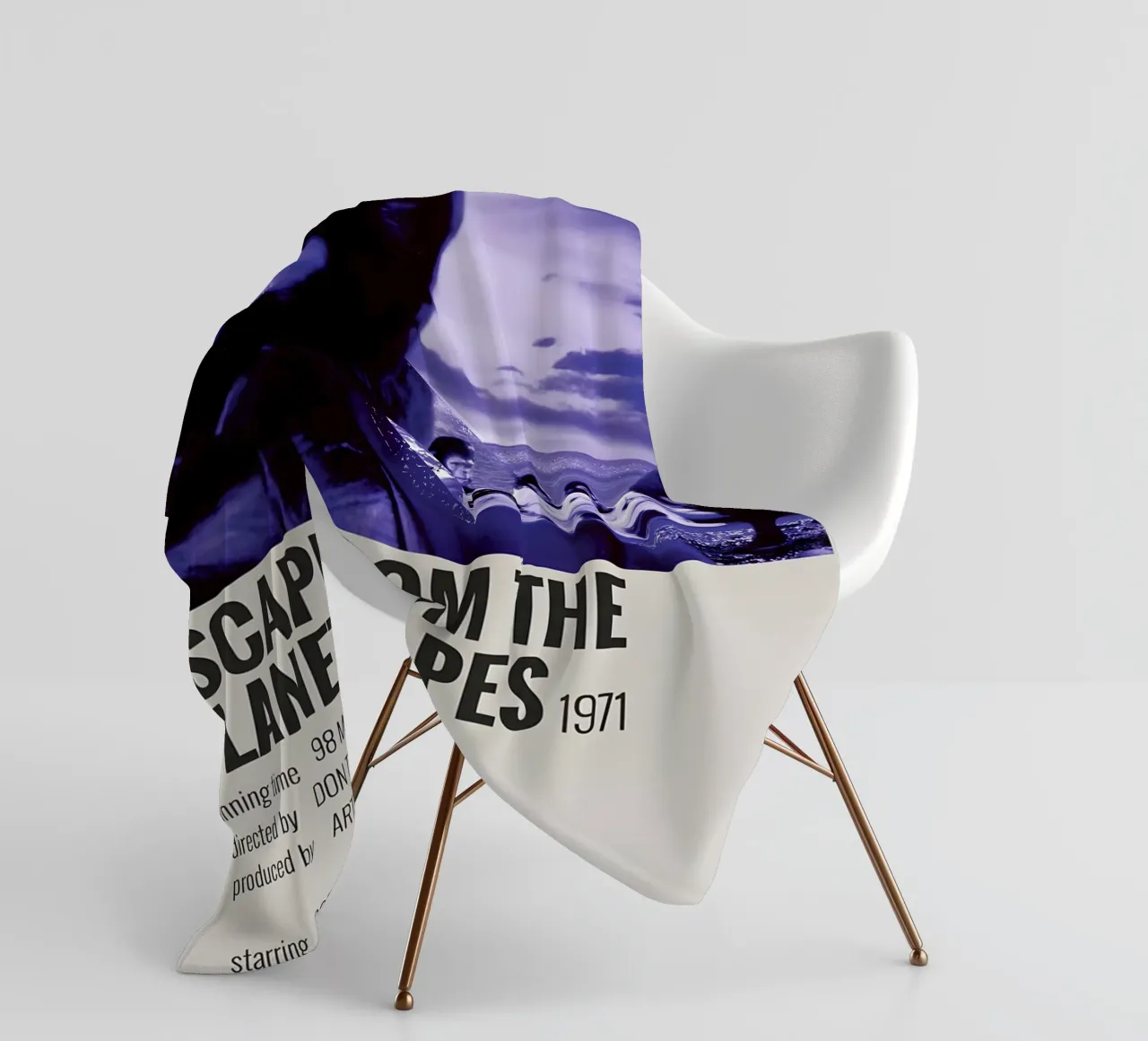ESCAPE FROM THE PLANET OF APES 1971 coperta in pile da MVFminimalist
