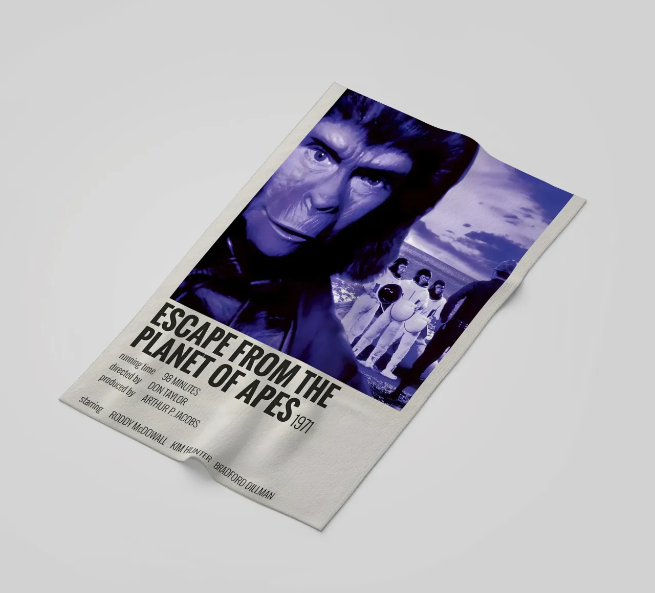 ESCAPE FROM THE PLANET OF APES 1971 telo mare da MVFminimalist