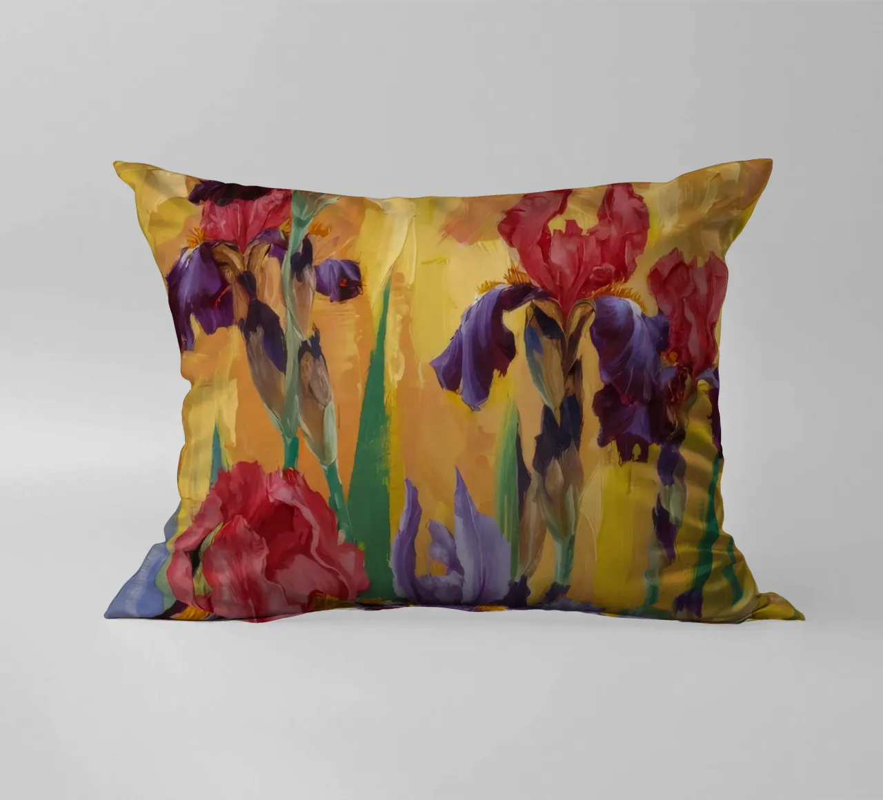 L'audace maestosità degli iris cuscino da Celestial Harmony