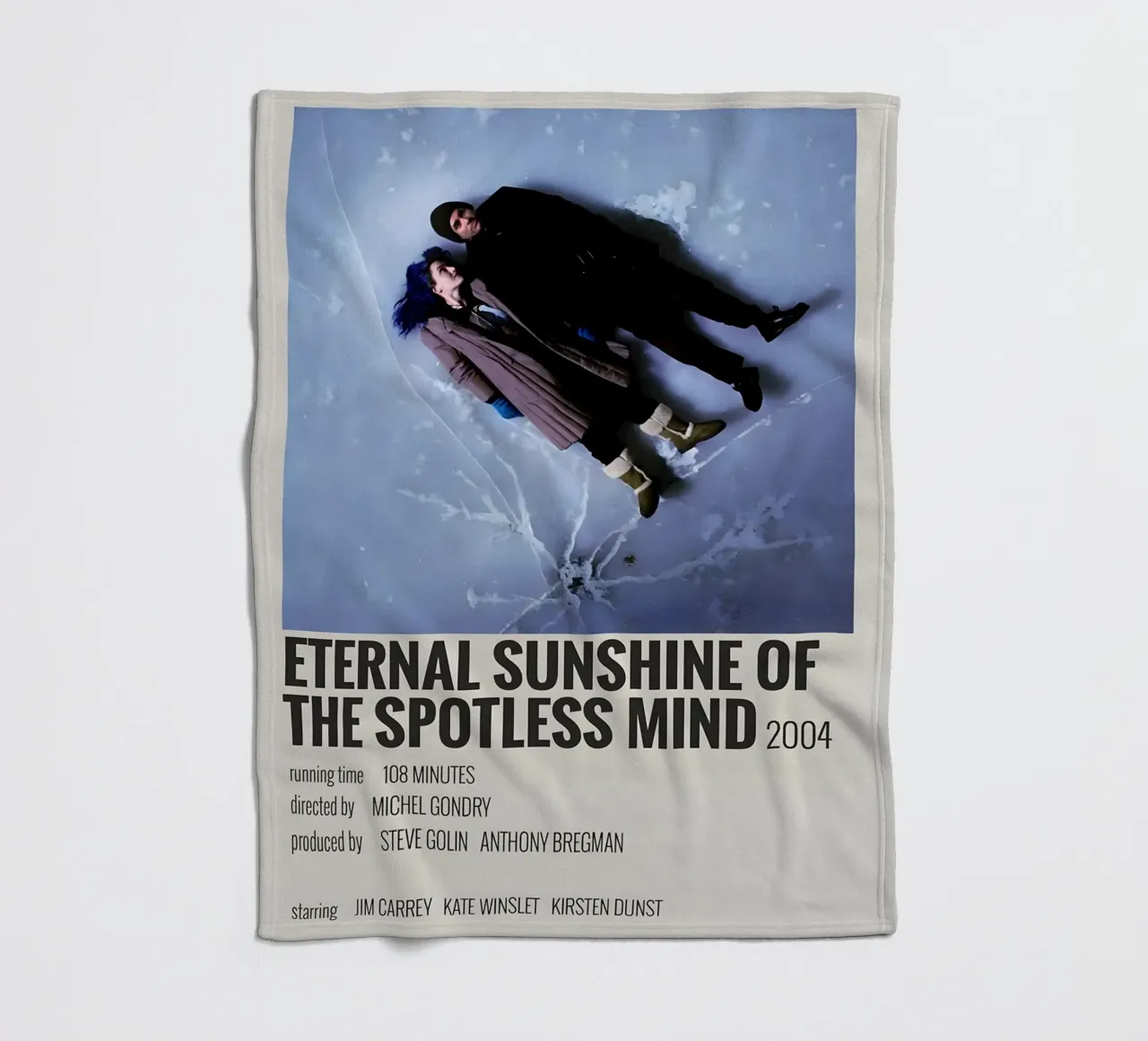 ETERNAL SUNSHINE OF THE SPOTLESS MIND 2004 coperta in pile da MVFminimalist