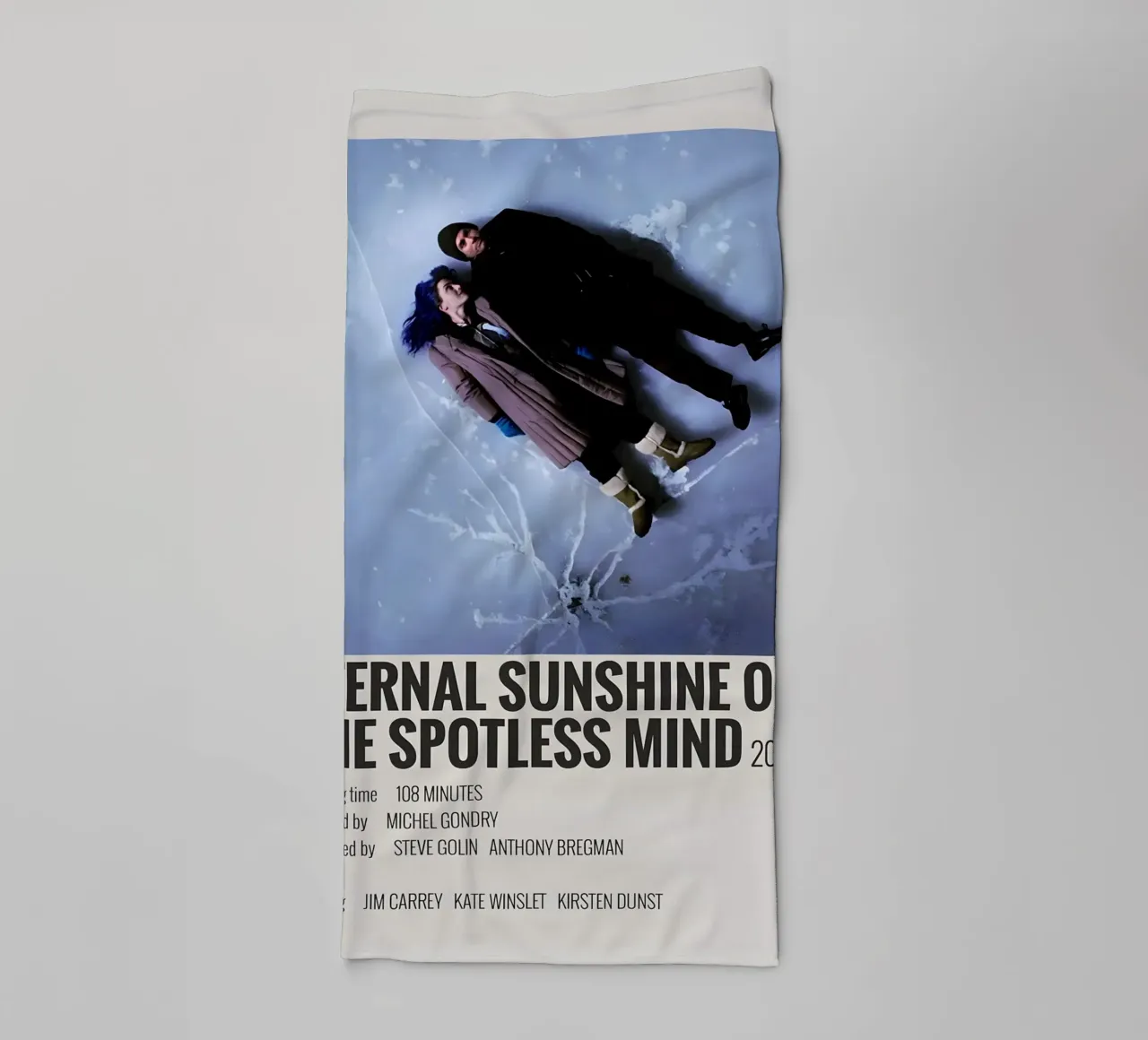ETERNAL SUNSHINE OF THE SPOTLESS MIND 2004 asciugamano da bagno da MVFminimalist