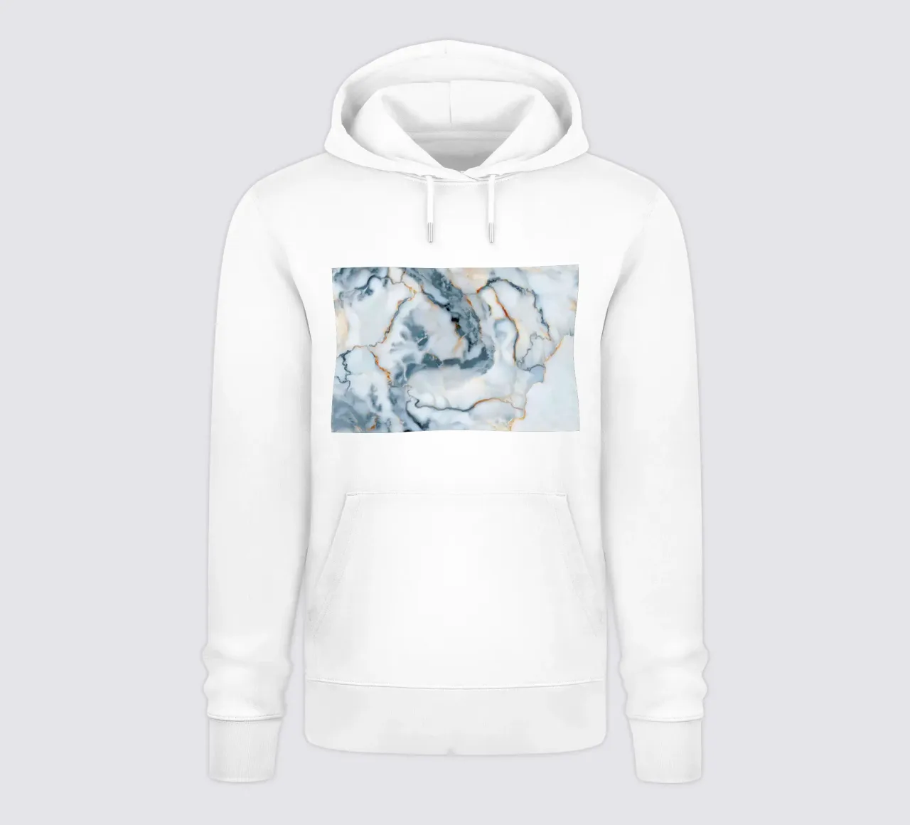 Romania Marble Map felpa con cappuccio da Octavian