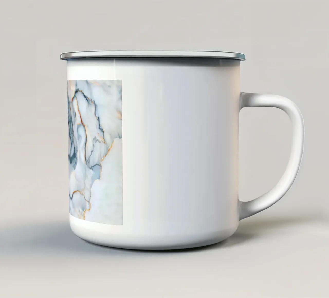 Romania Marble Map tazza in smalto da Octavian