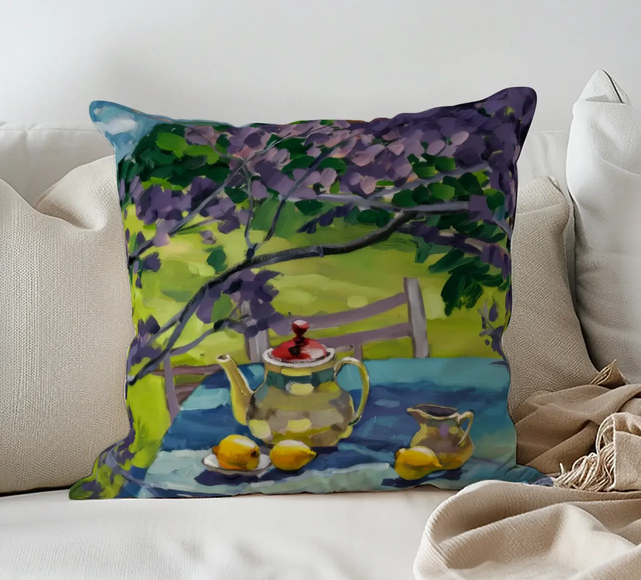 Lemon Grove Serenity cuscino da Celestial Harmony