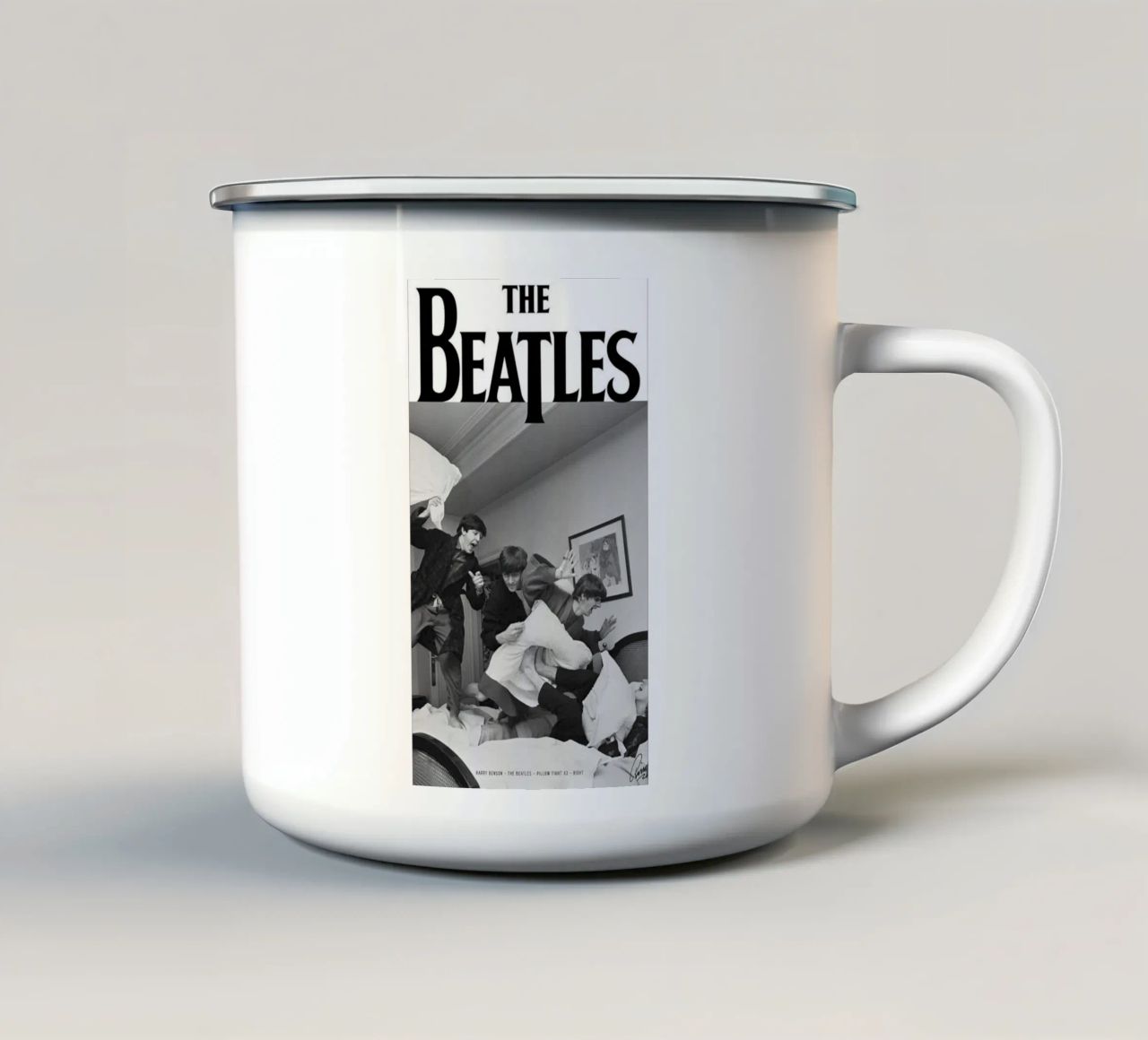I Beatles tazza in smalto da exelophendri