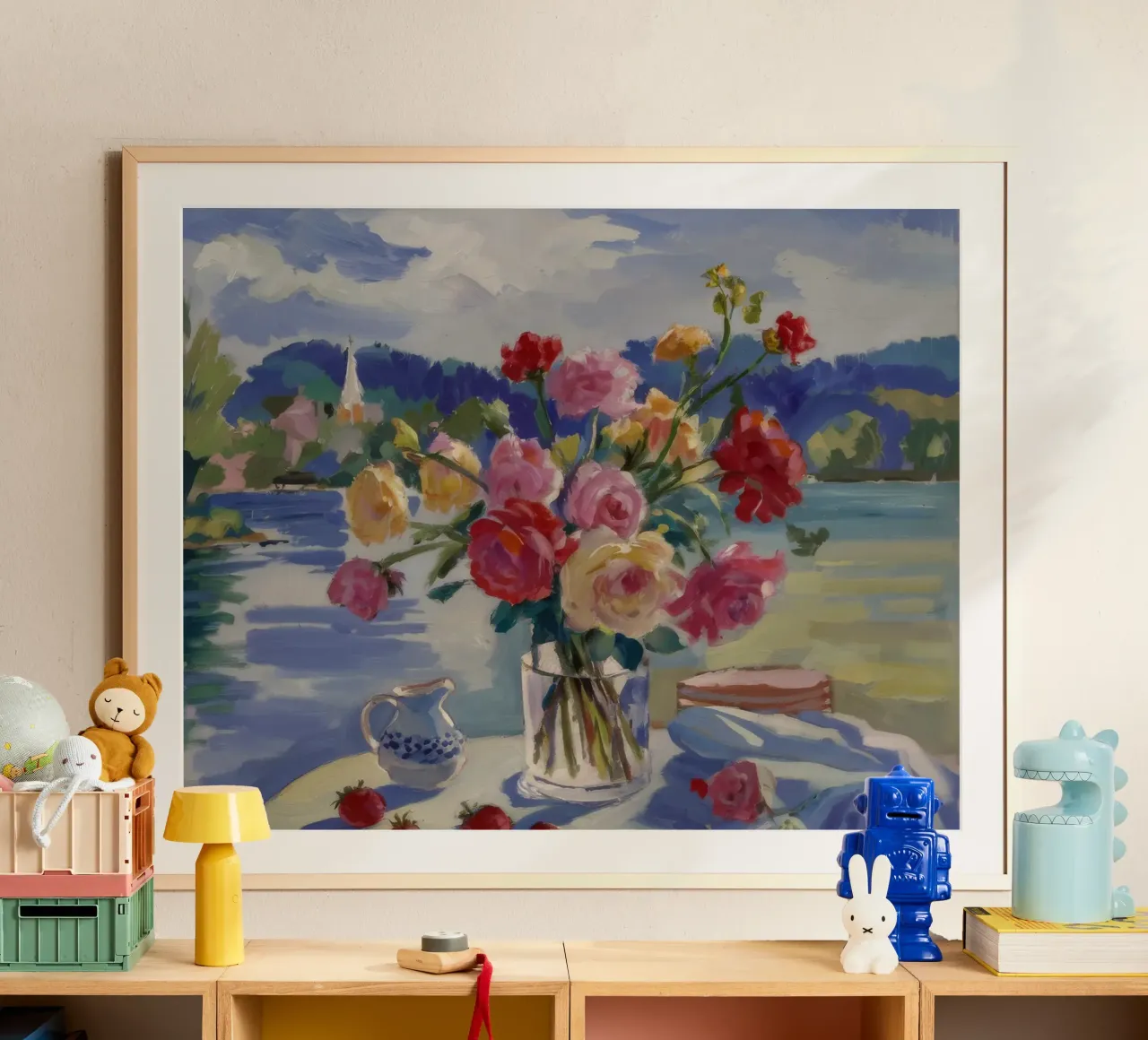 Sogno di fioritura in riva al lago carta hahnemühle da Celestial Harmony