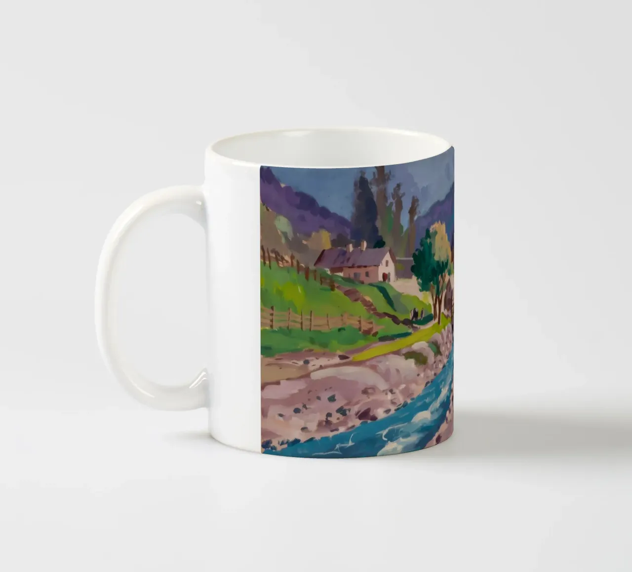 Riverside Flusso Tranquillo tazza in ceramica da Celestial Harmony