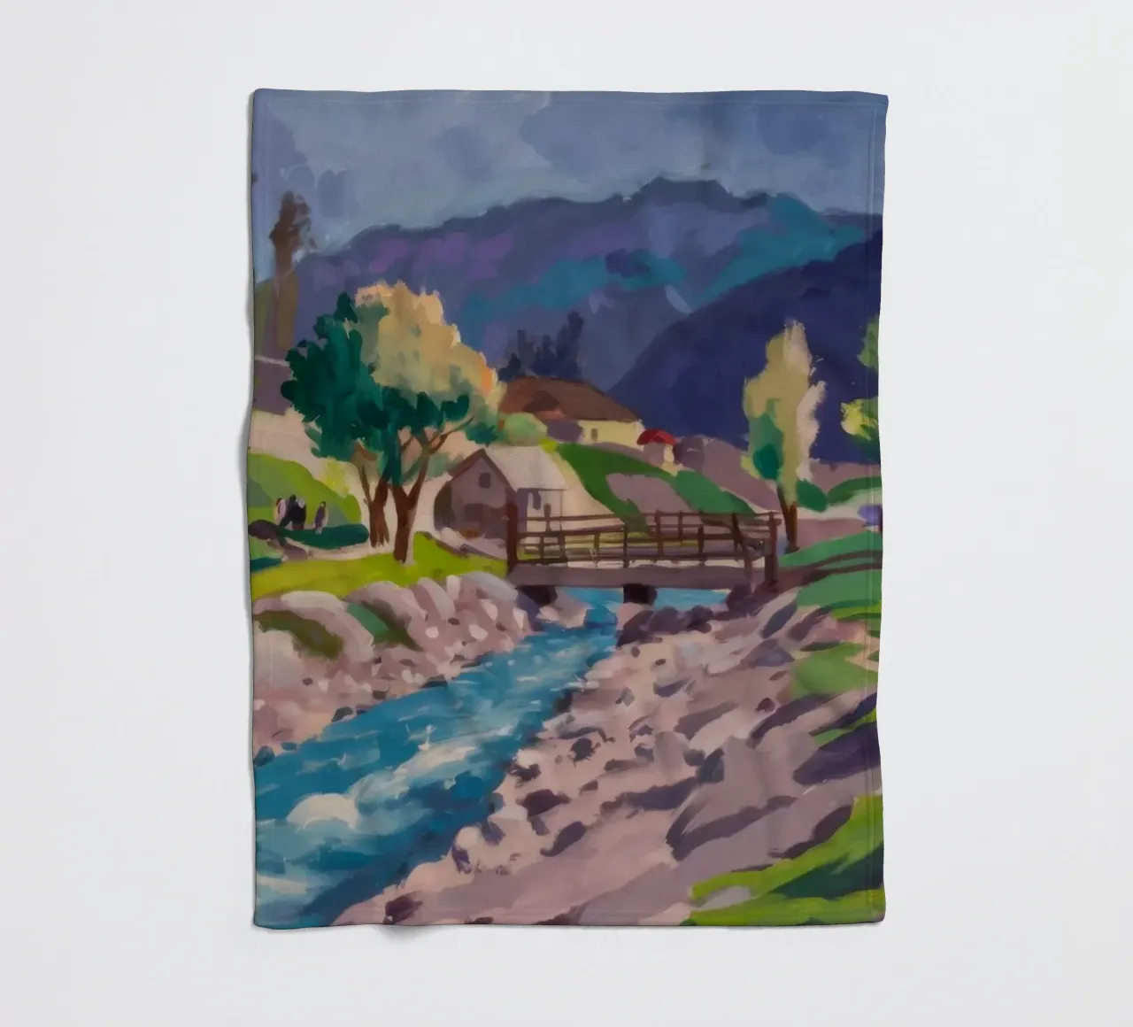 Riverside Flusso Tranquillo coperta in pile da Celestial Harmony