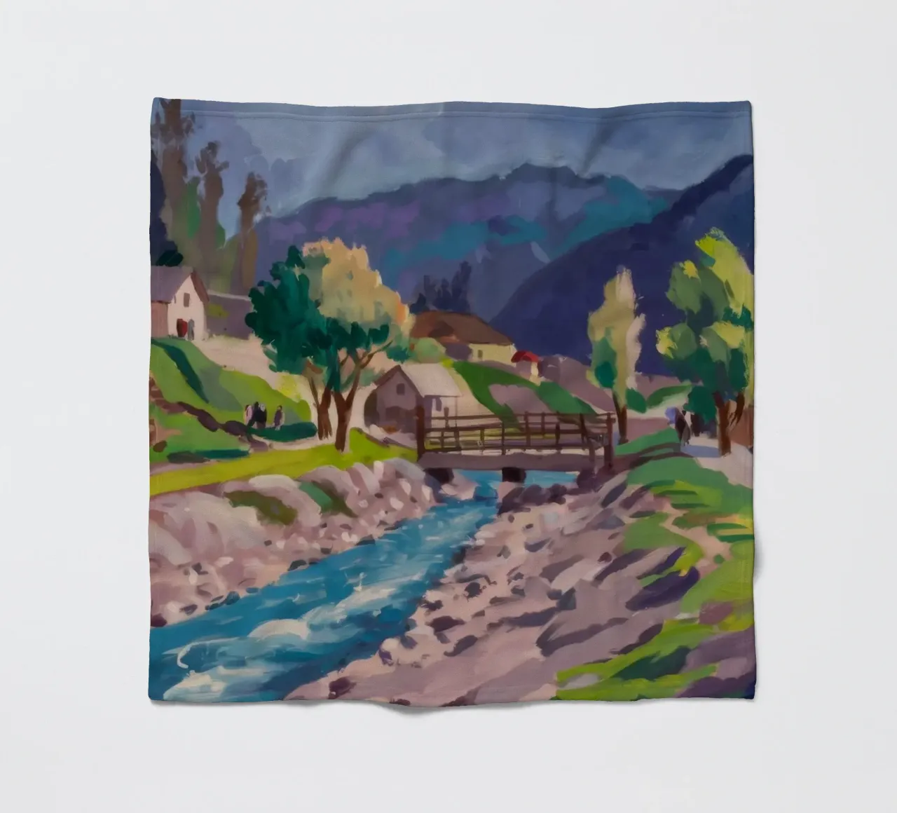 Riverside Flusso Tranquillo coperta in pile da Celestial Harmony