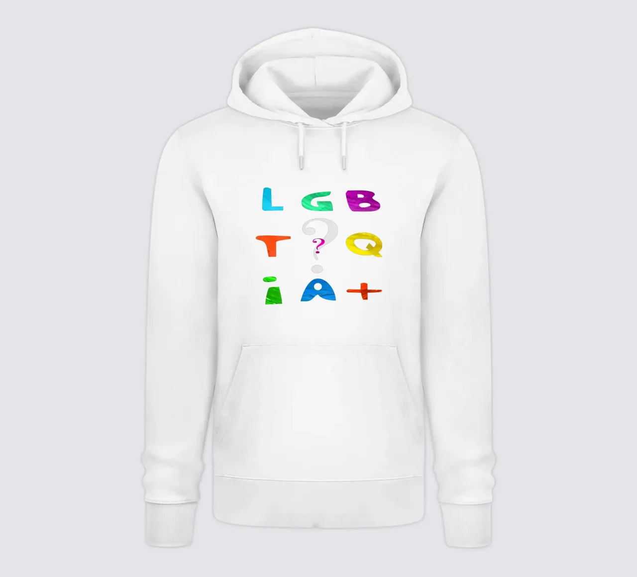 L G B T Q I A + felpa con cappuccio da Vintage Van Gogh