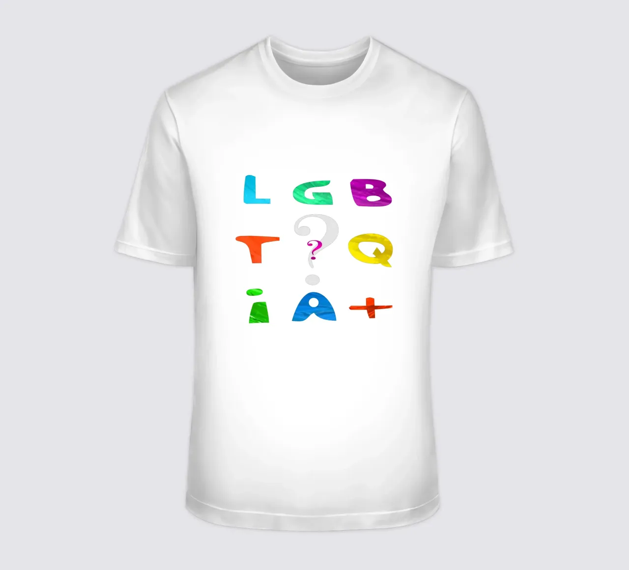 L G B T Q I A + t-shirt da Vintage Van Gogh