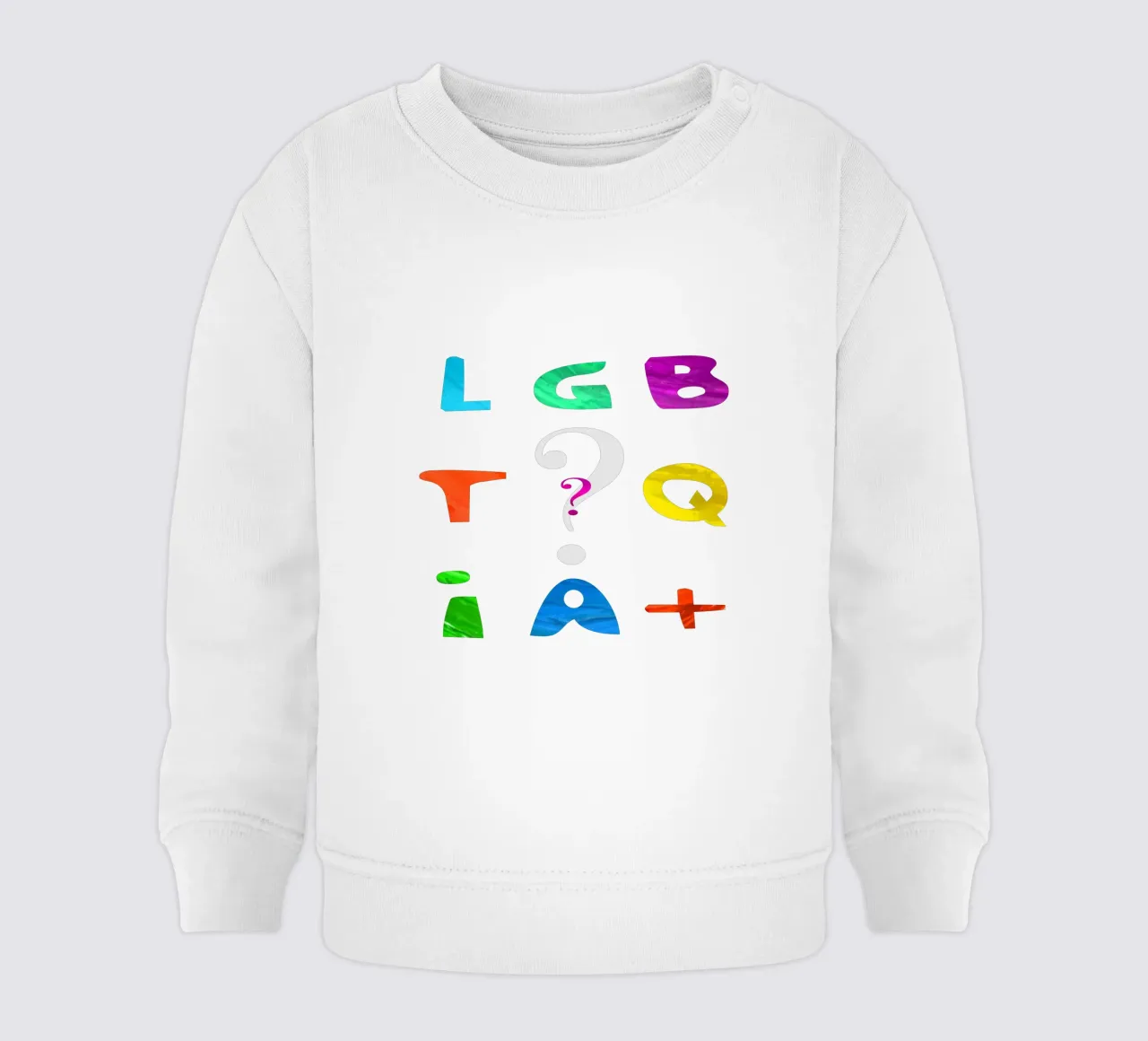 L G B T Q I A + felpa neonato da Vintage Van Gogh