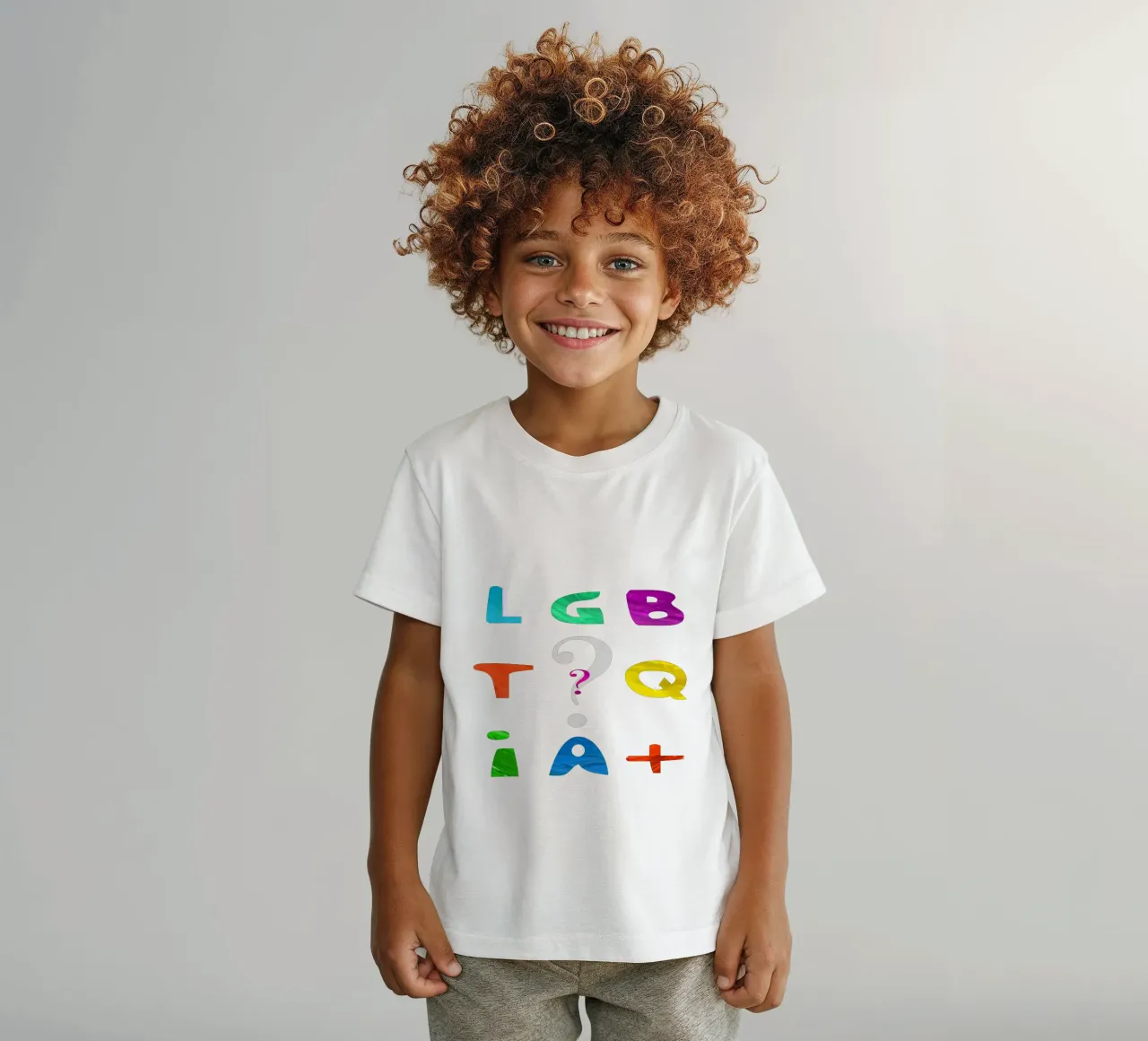 L G B T Q I A + t-shirt bambini da Vintage Van Gogh