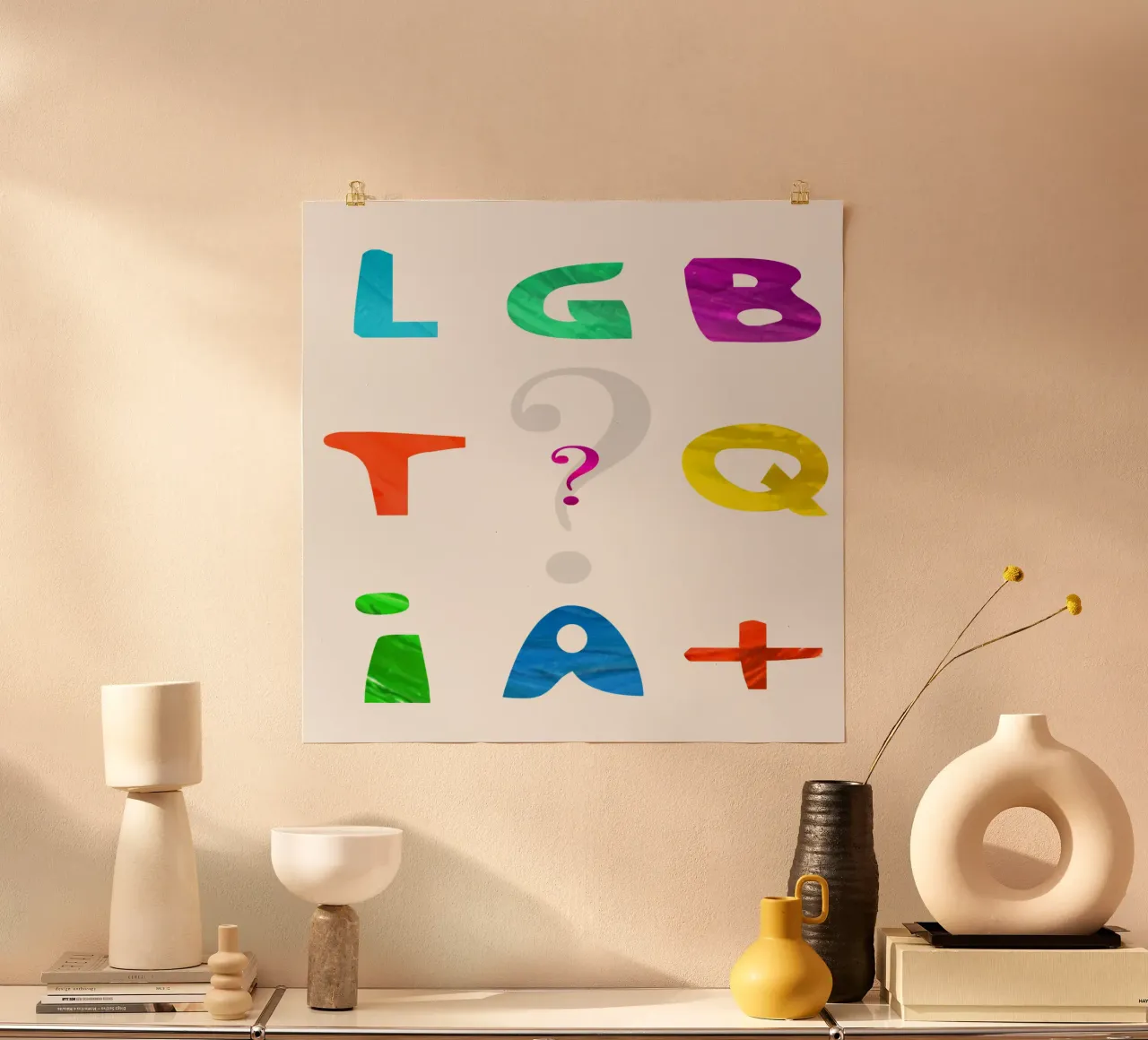 L G B T Q I A + poster da Vintage Van Gogh