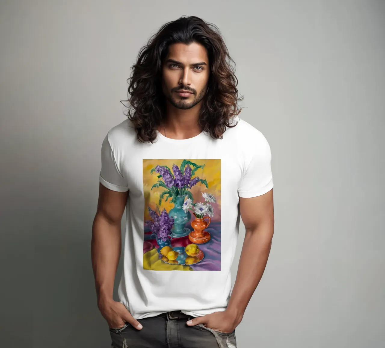 Bellezza floreale cromatica t-shirt da Celestial Harmony