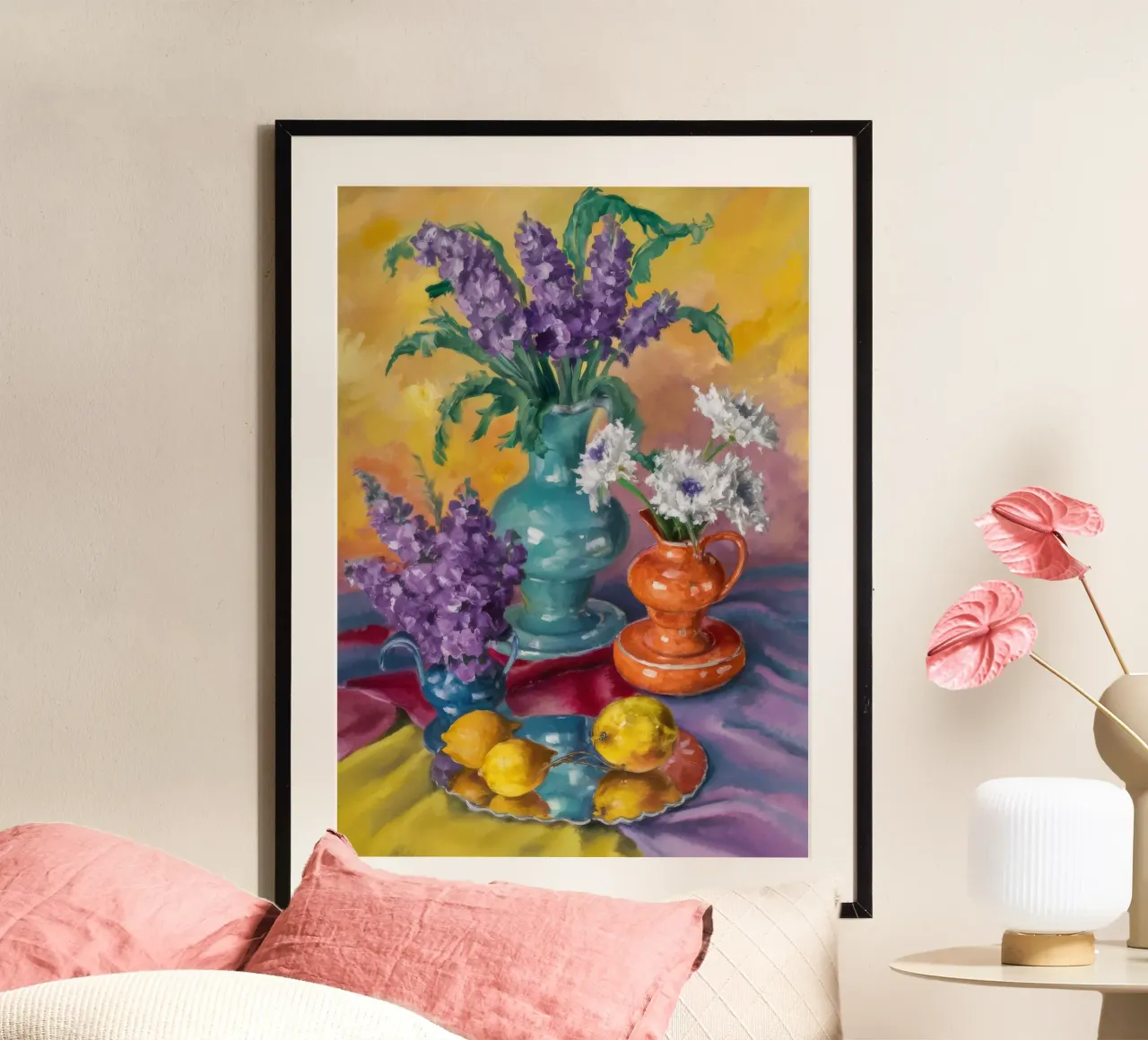 Bellezza floreale cromatica poster da Celestial Harmony