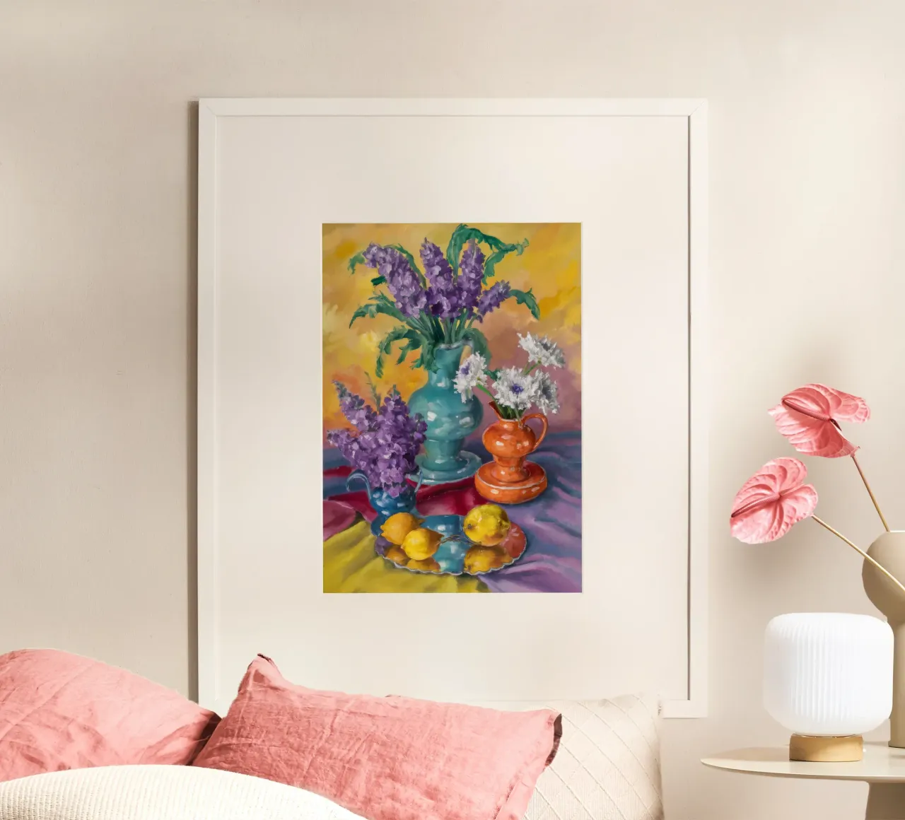 Bellezza floreale cromatica poster da Celestial Harmony