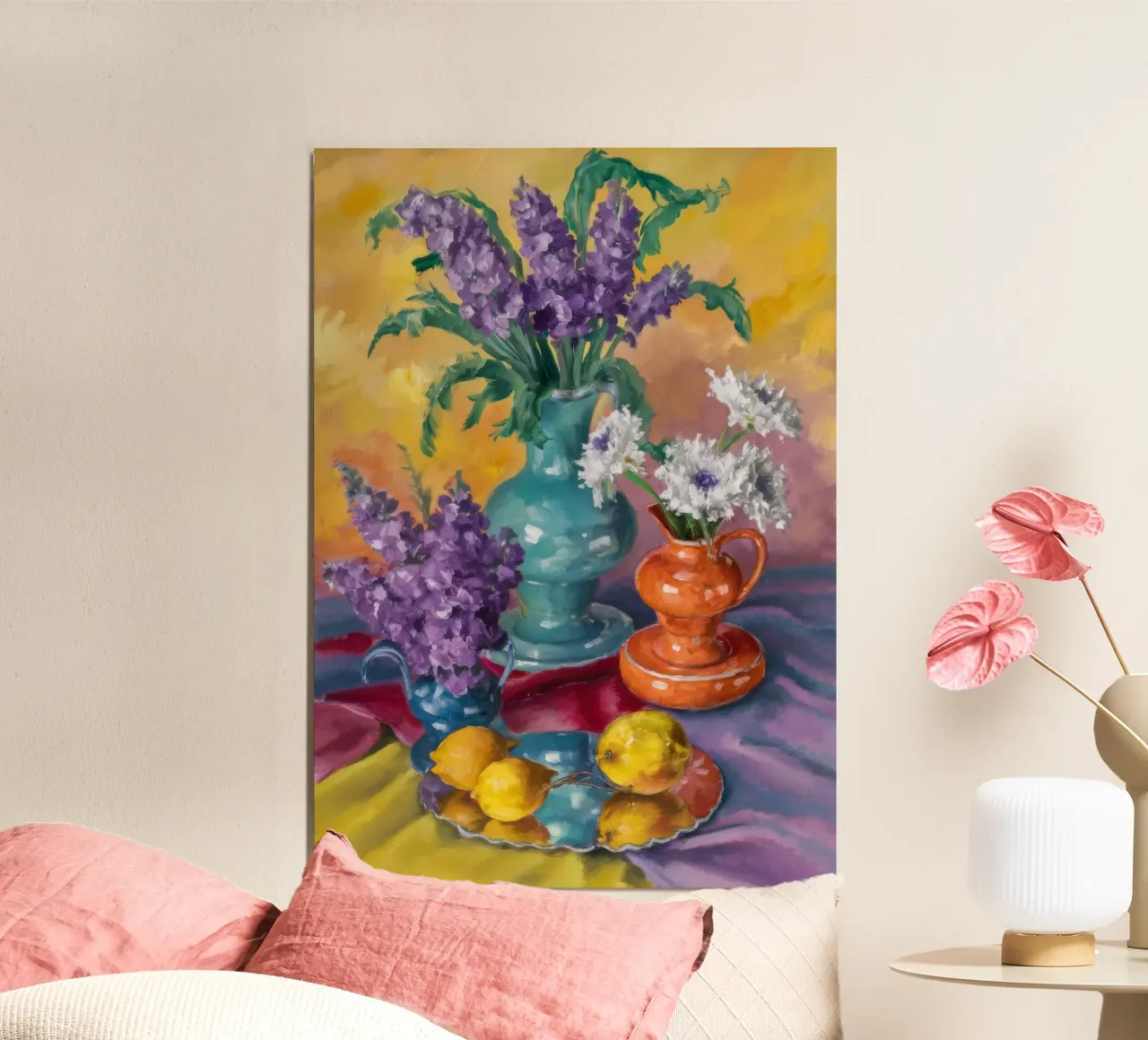 Bellezza floreale cromatica poster da Celestial Harmony