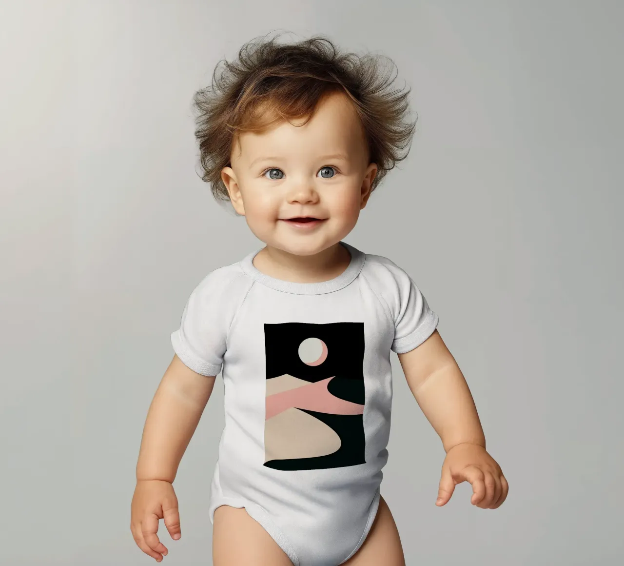 A Moment at Dusk body neonato maniche corte da Pure