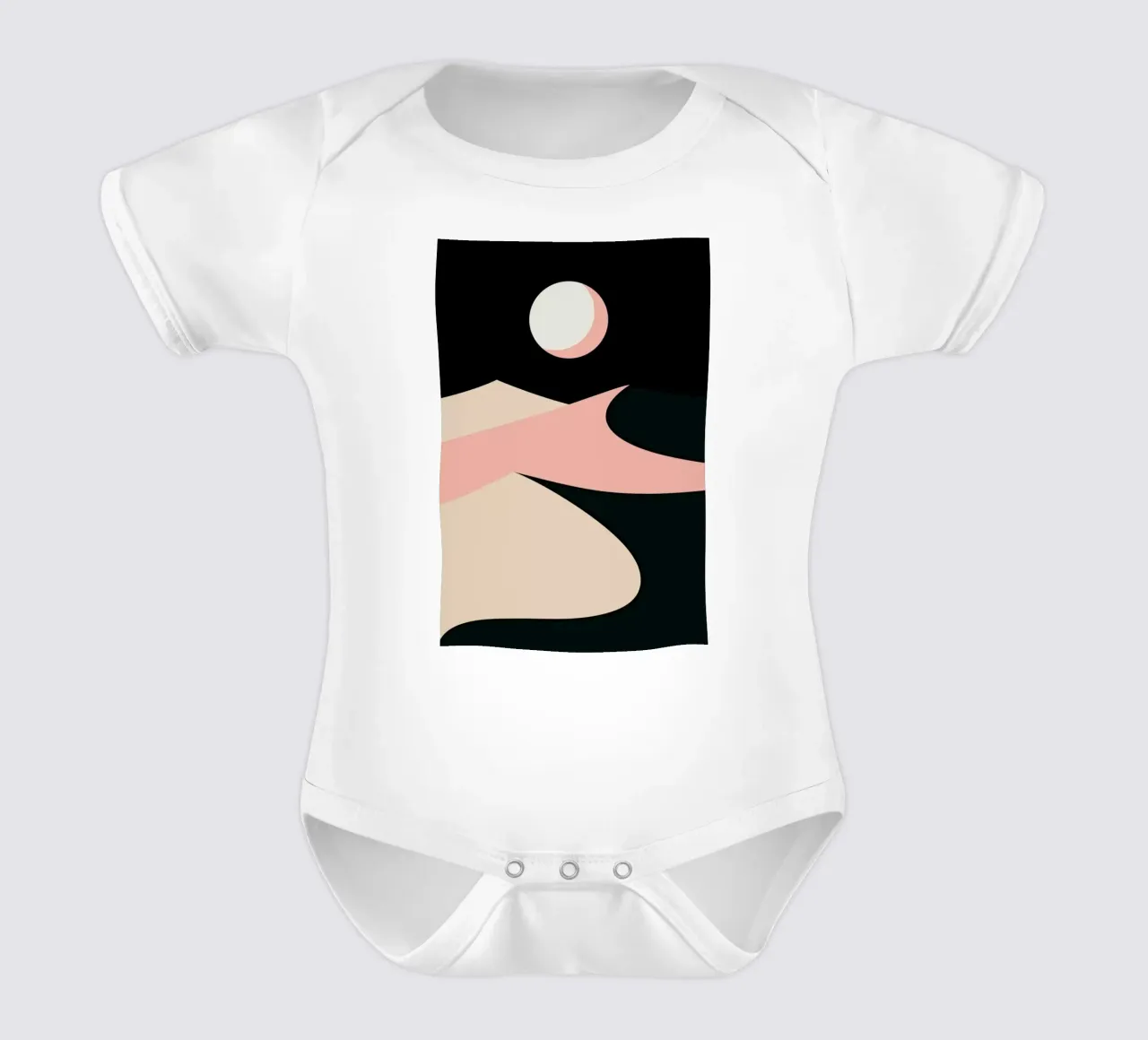 A Moment at Dusk body neonato maniche corte da Pure