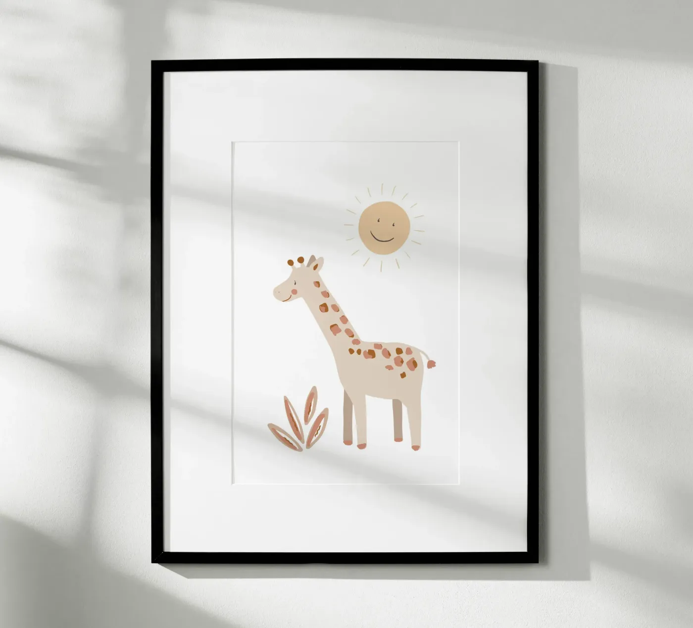 Giraffe poster van KRUTH DESIGN