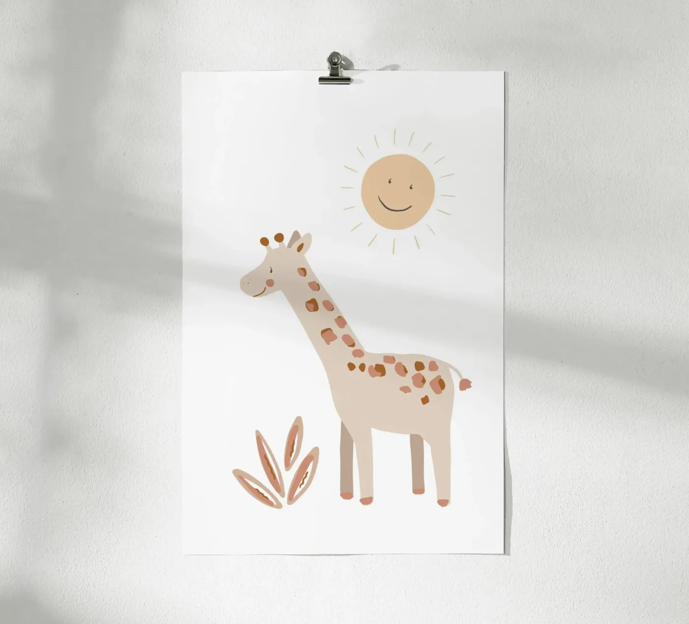 Giraffe poster by KRUTH DESIGN
