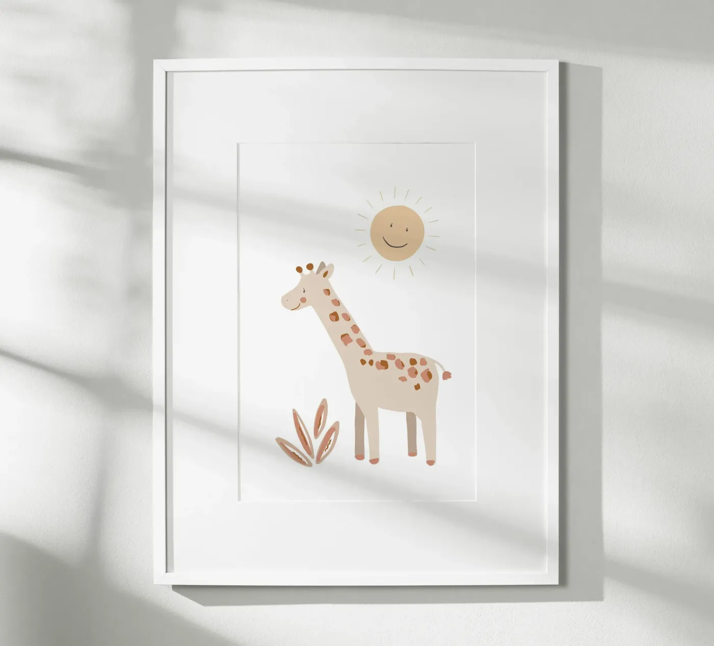 Giraffe poster van KRUTH DESIGN