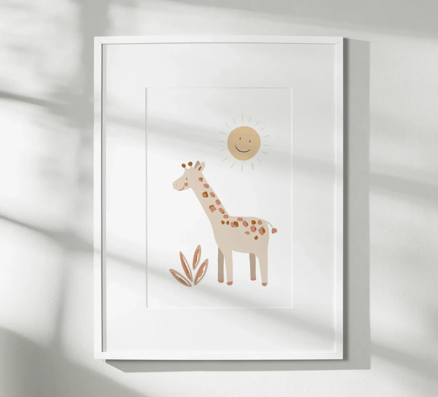 Giraffe poster by KRUTH DESIGN