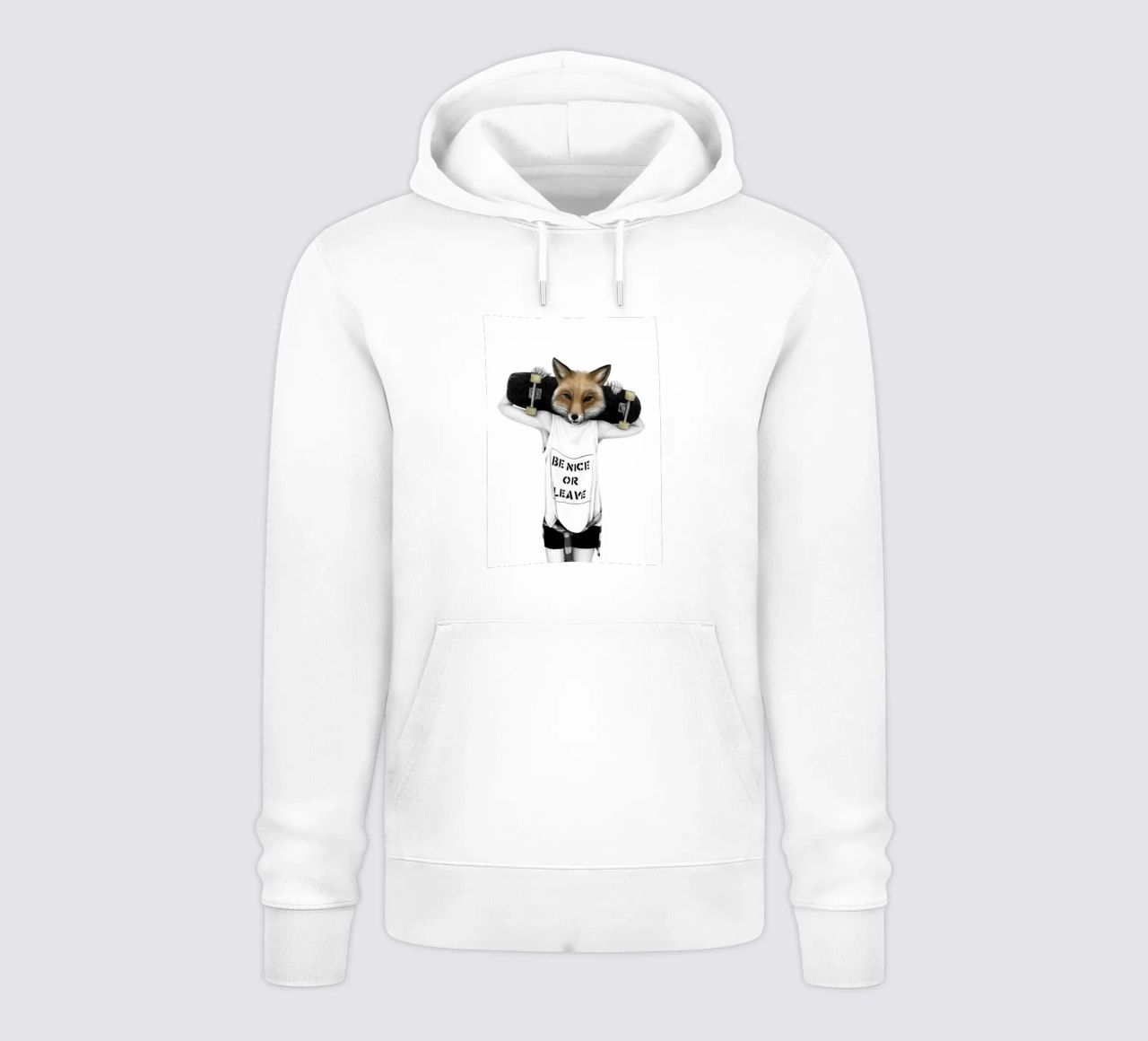 Sii gentile o vattene felpa con cappuccio da kichirou