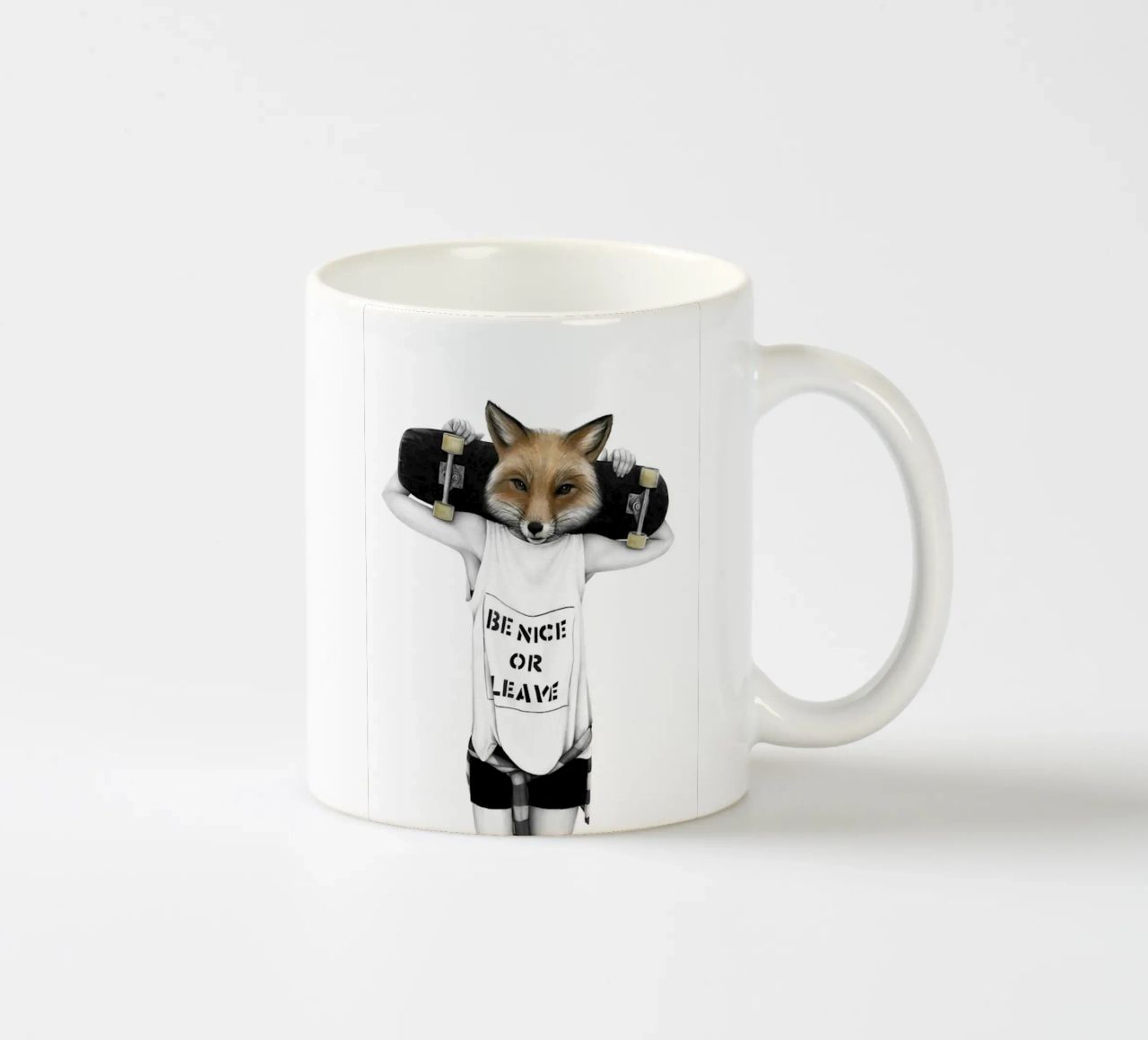 Sii gentile o vattene tazza in ceramica da kichirou