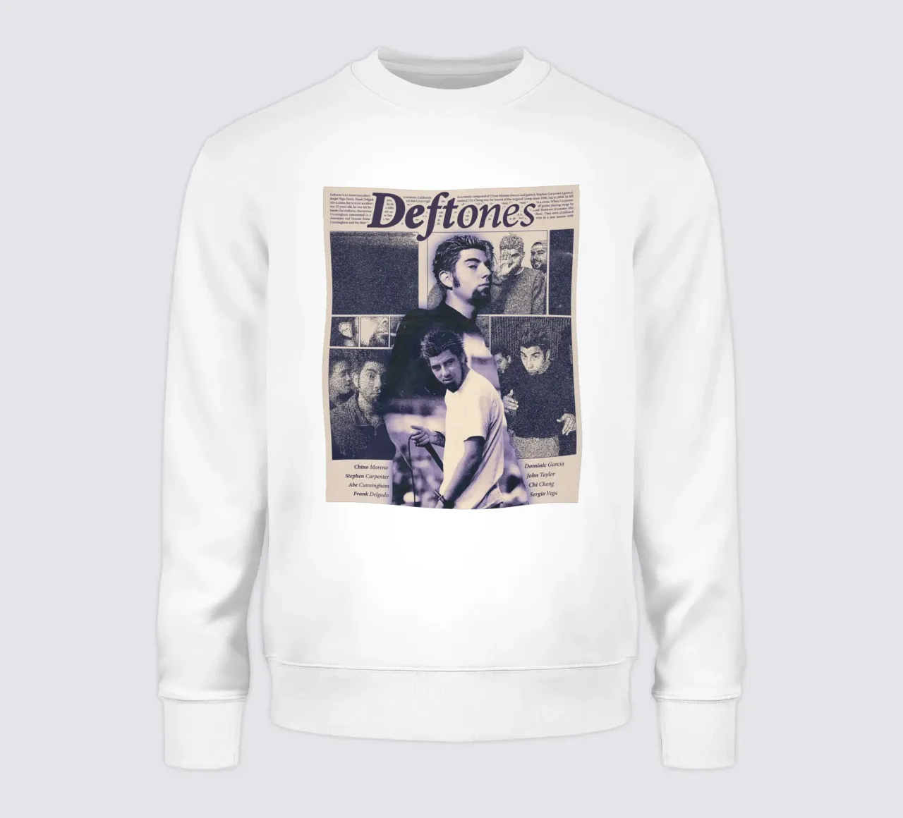 Deftones felpa da exelophendri