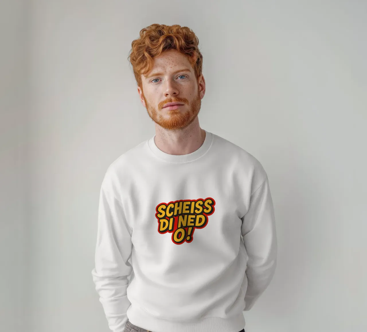 SCHEISS DI NED O! felpa da Vintage Van Gogh