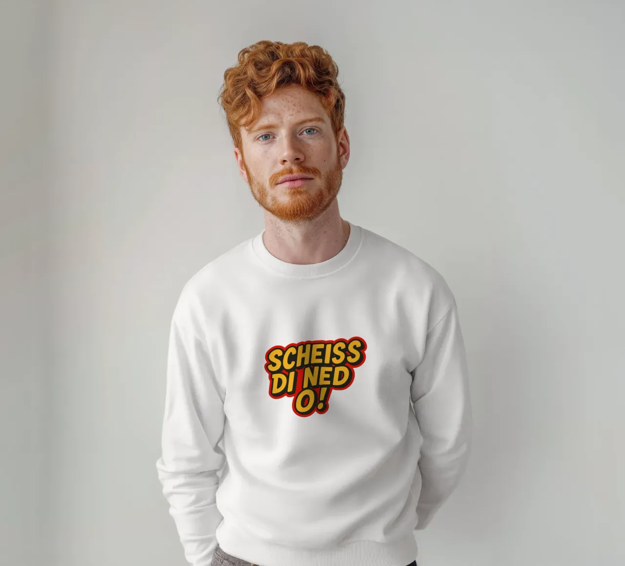 SCHEISS DI NED O! felpa da Vintage Van Gogh