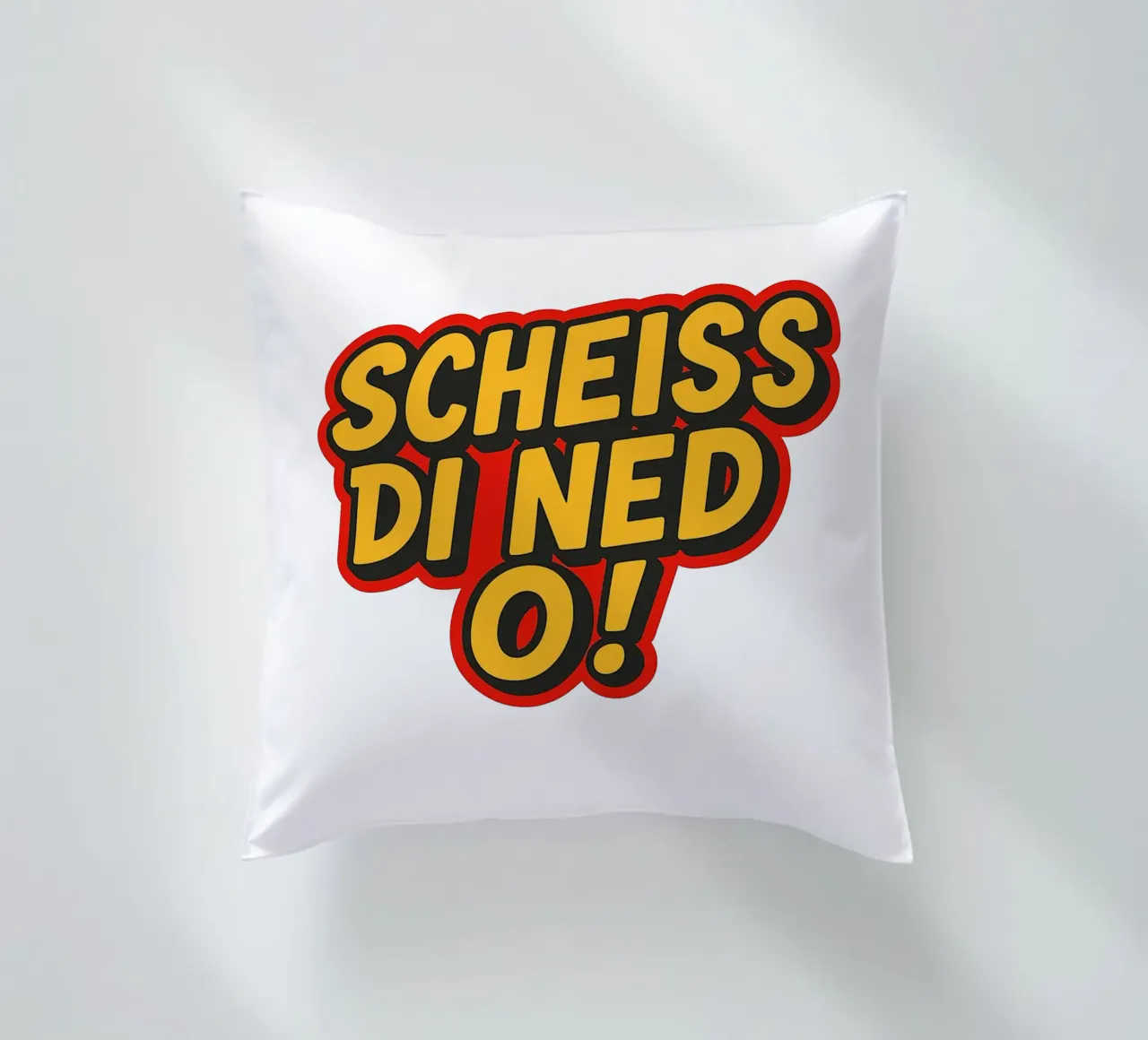 SCHEISS DI NED O! cuscino da Vintage Van Gogh