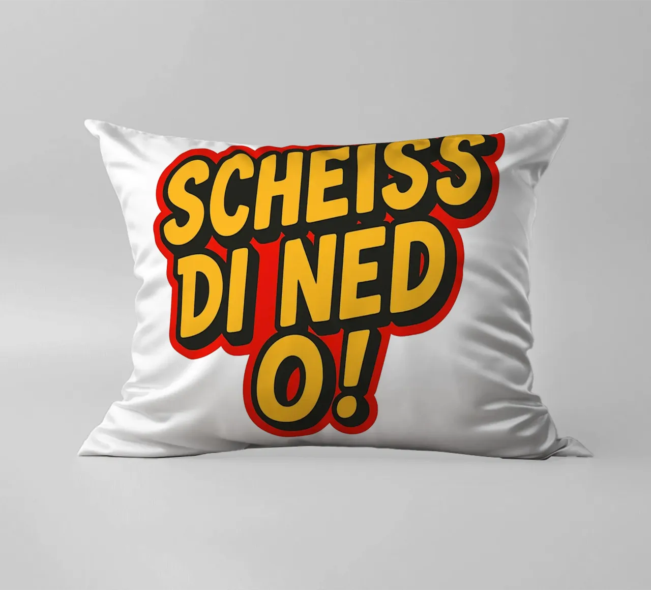 SCHEISS DI NED O! cuscino da Vintage Van Gogh