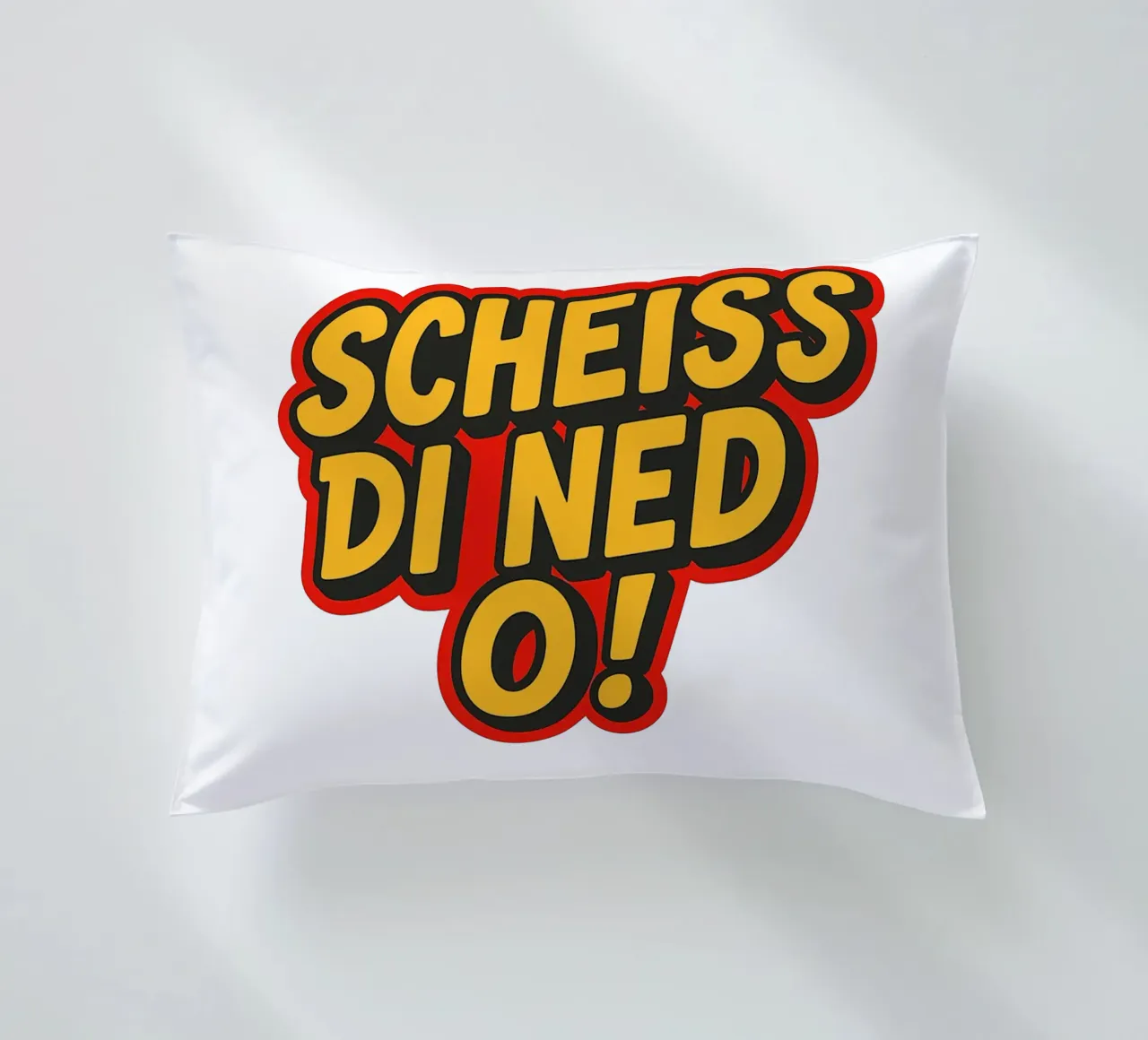 SCHEISS DI NED O! cuscino da Vintage Van Gogh