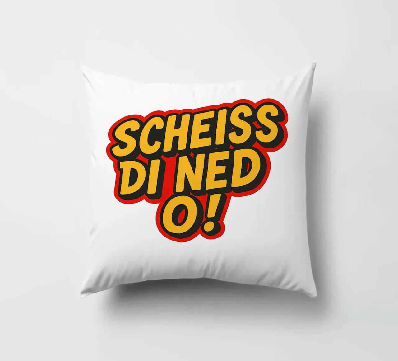 SCHEISS DI NED O! cuscino da Vintage Van Gogh