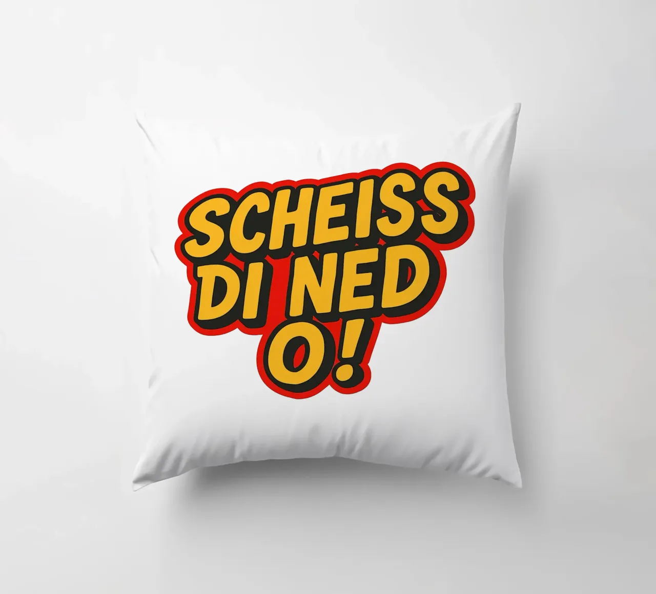 SCHEISS DI NED O! cuscino da Vintage Van Gogh
