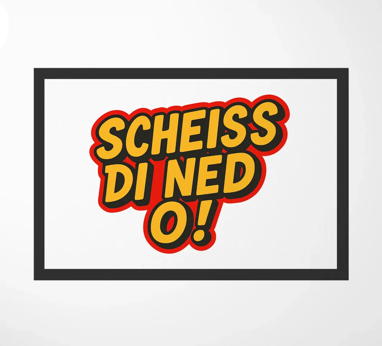 SCHEISS DI NED O! zerbino da Vintage Van Gogh