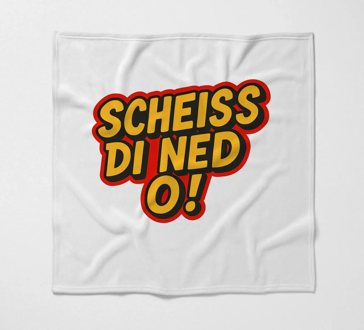 SCHEISS DI NED O! coperta in pile da Vintage Van Gogh