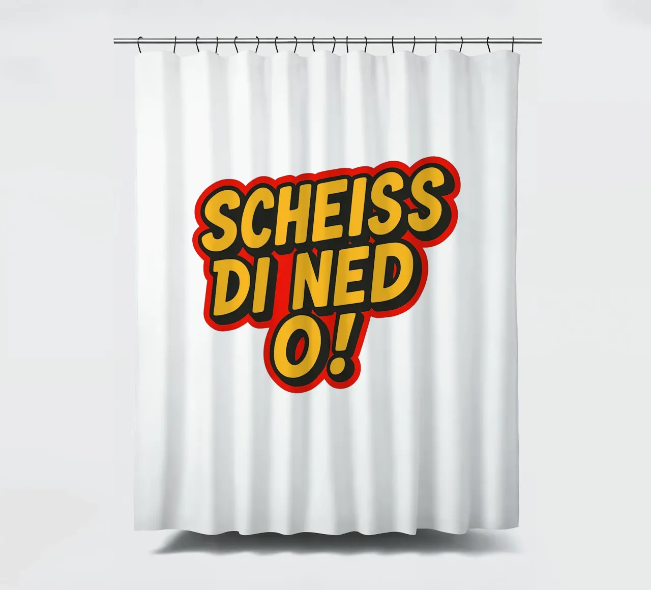 SCHEISS DI NED O! tenda da doccia da Vintage Van Gogh