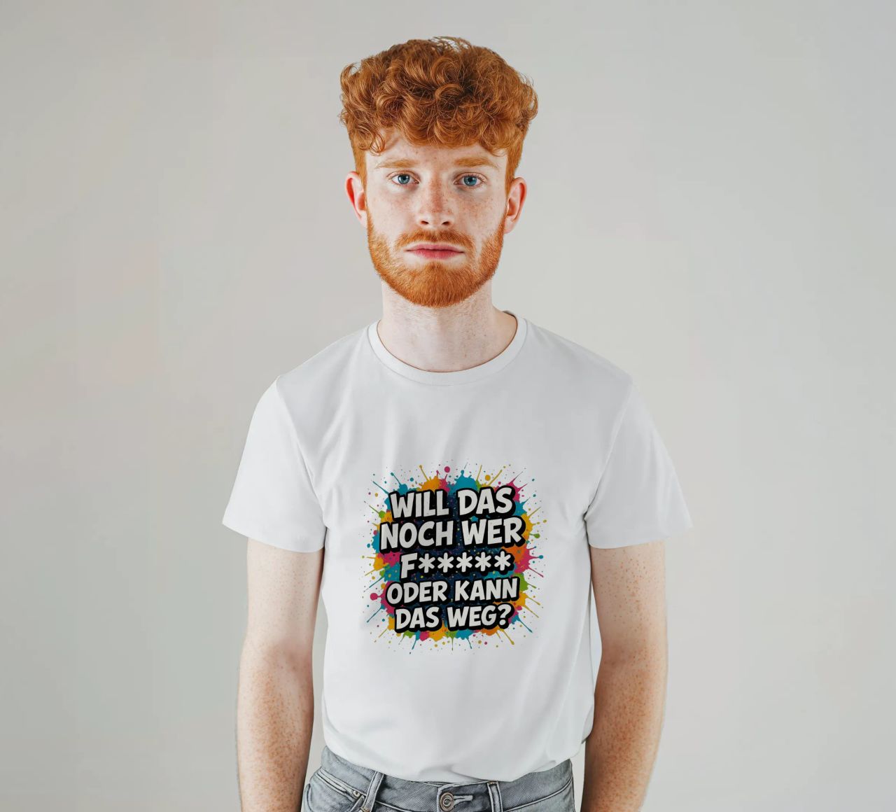 WILL DAS NOCH WER F***** ODER KANN DAS WEG? t-shirt da Vintage Van Gogh