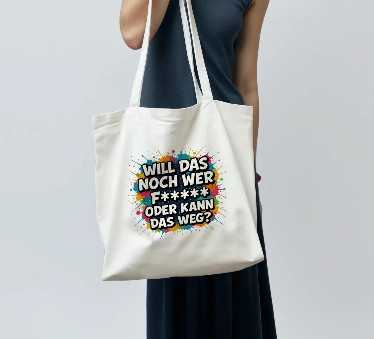 WILL DAS NOCH WER F***** ODER KANN DAS WEG? borsa in juta da Vintage Van Gogh