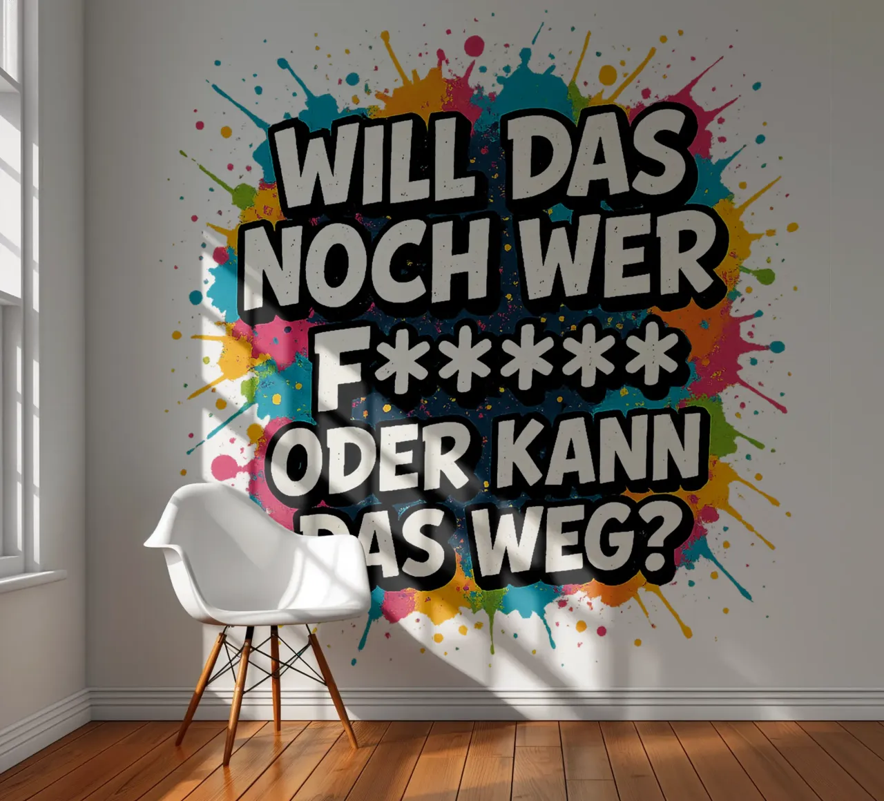 WILL DAS NOCH WER F***** ODER KANN DAS WEG? papel para pared de Vintage Van Gogh