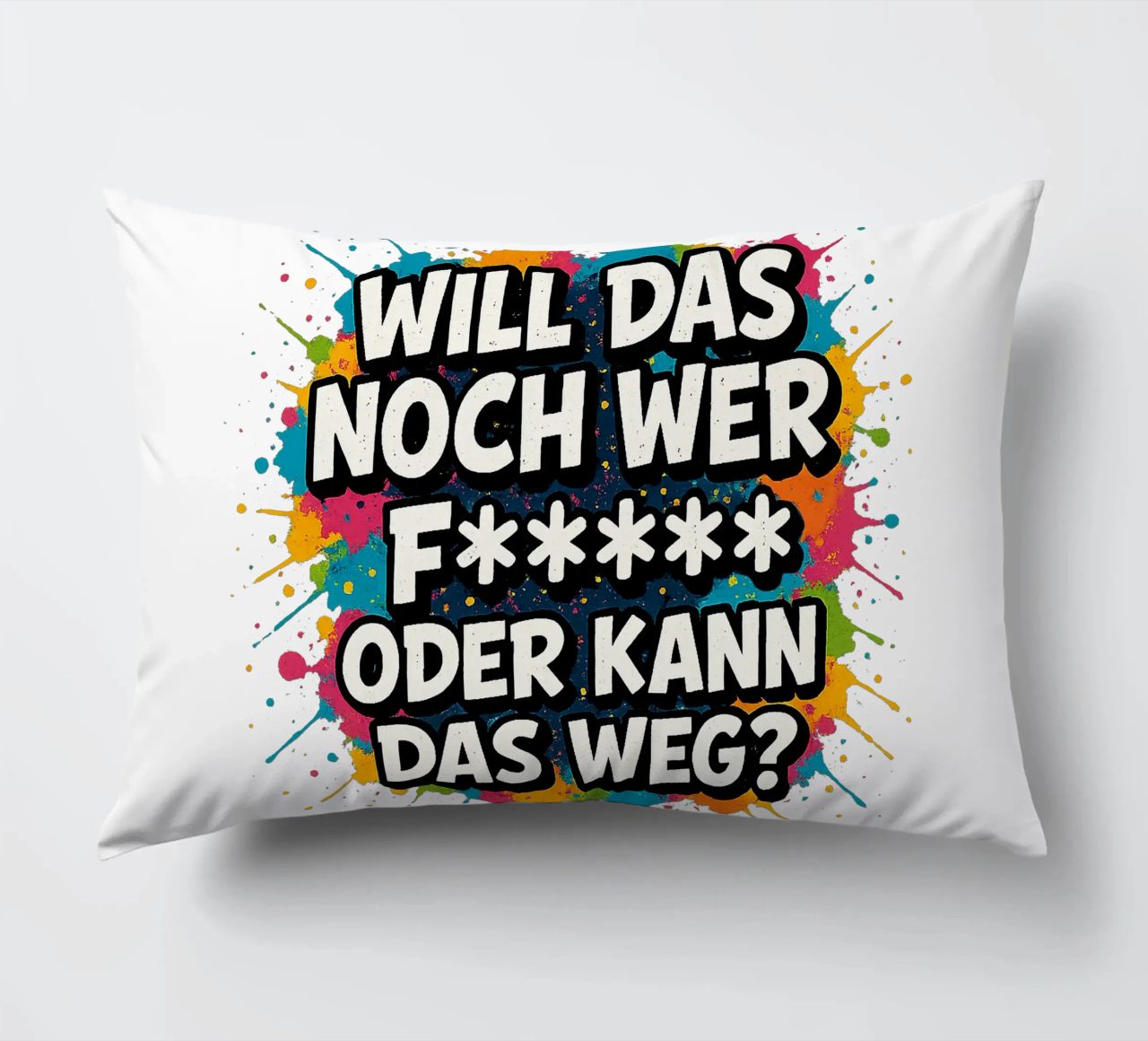 WILL DAS NOCH WER F***** ODER KANN DAS WEG? cuscino da Vintage Van Gogh