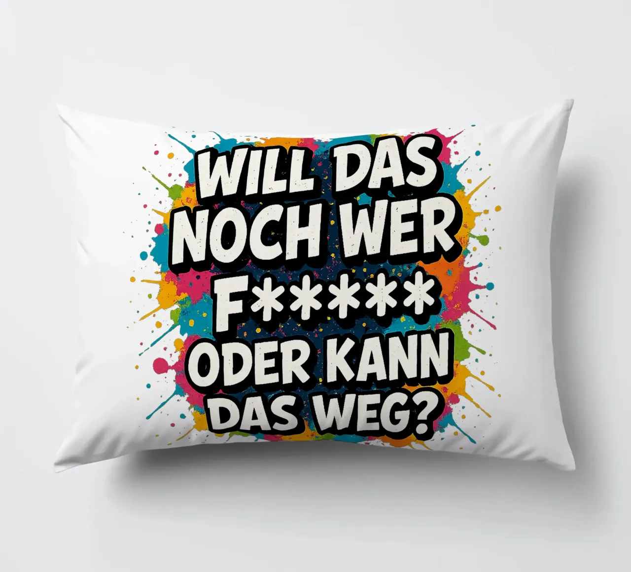 WILL DAS NOCH WER F***** ODER KANN DAS WEG? kussen van Vintage Van Gogh