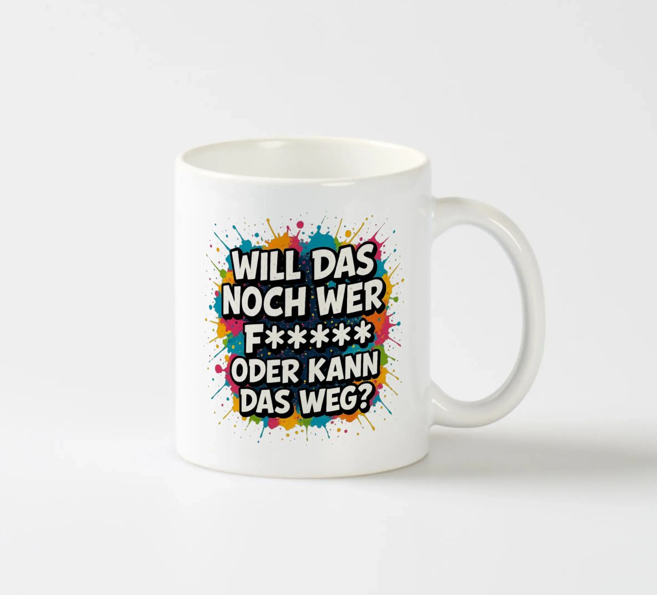 WILL DAS NOCH WER F***** ODER KANN DAS WEG? tazza in ceramica da Vintage Van Gogh