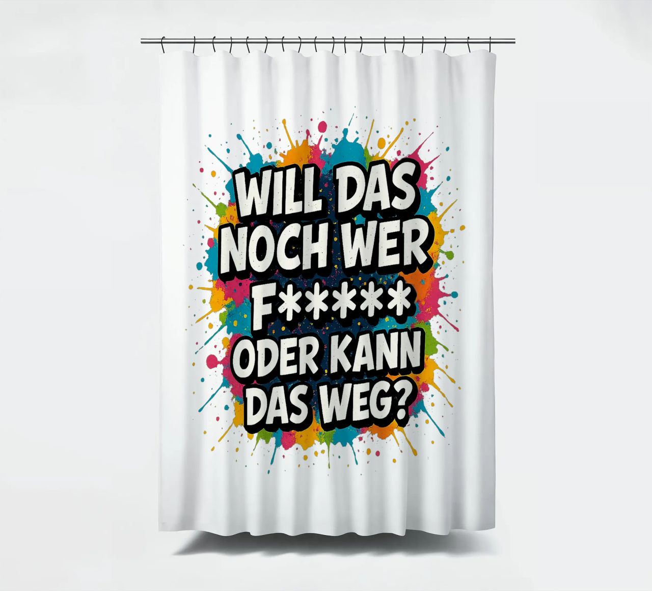 WILL DAS NOCH WER F***** ODER KANN DAS WEG? tenda da doccia da Vintage Van Gogh