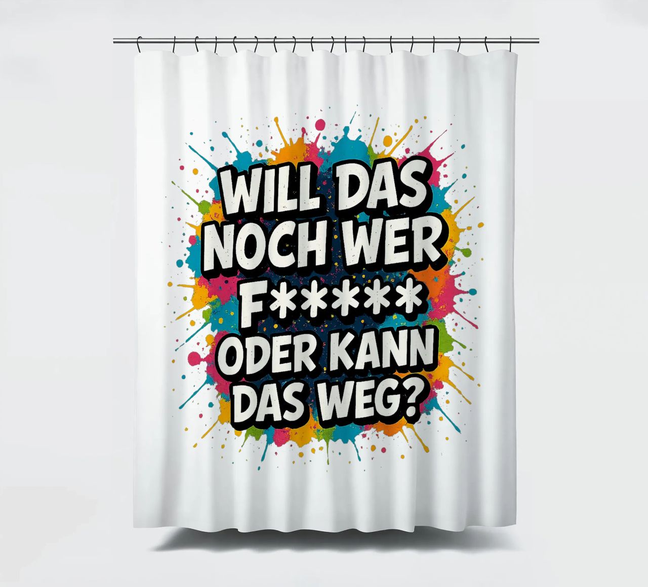 WILL DAS NOCH WER F***** ODER KANN DAS WEG? tenda da doccia da Vintage Van Gogh